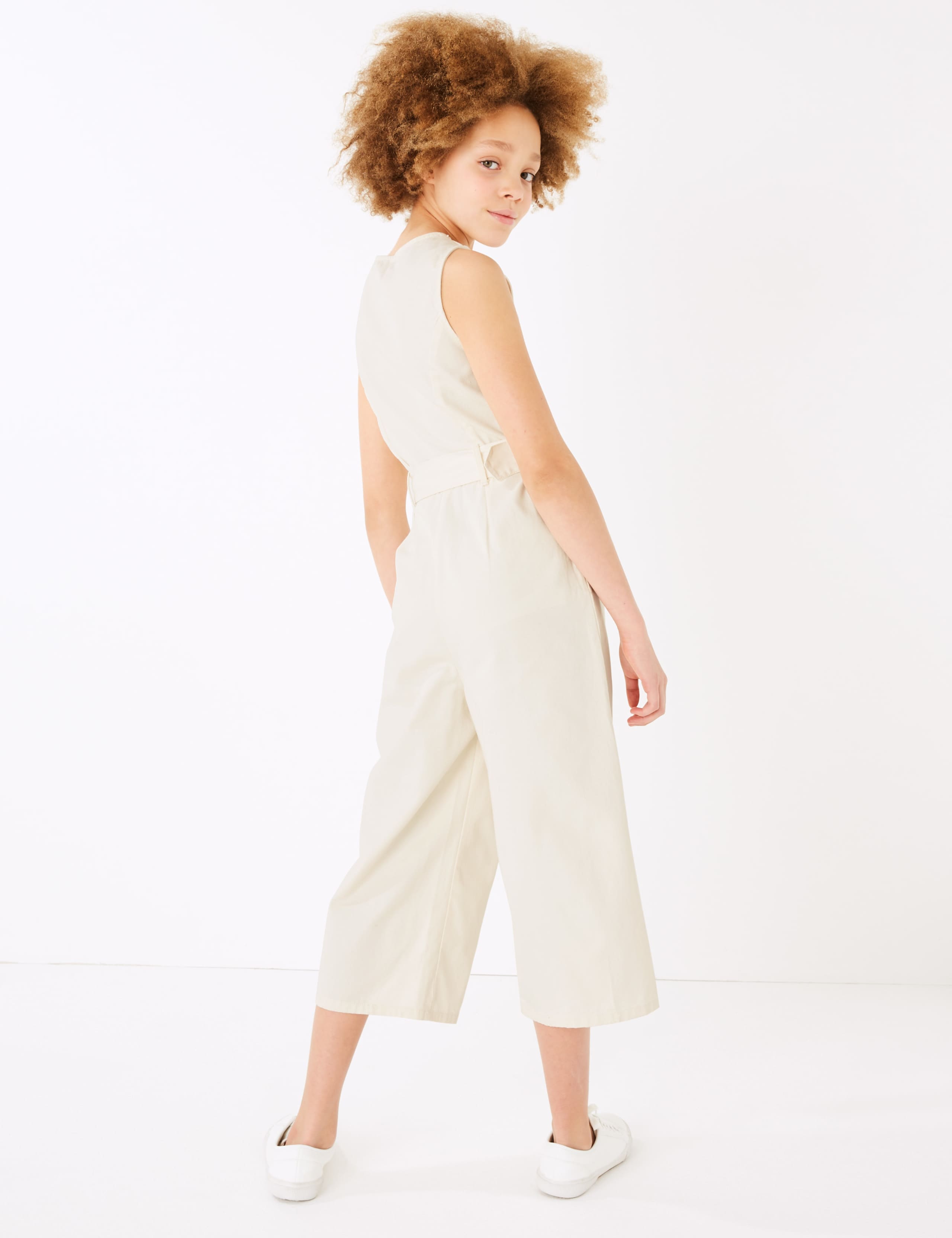 Cotton Belted Jumpsuit (6-16 Yrs) 4 of 4