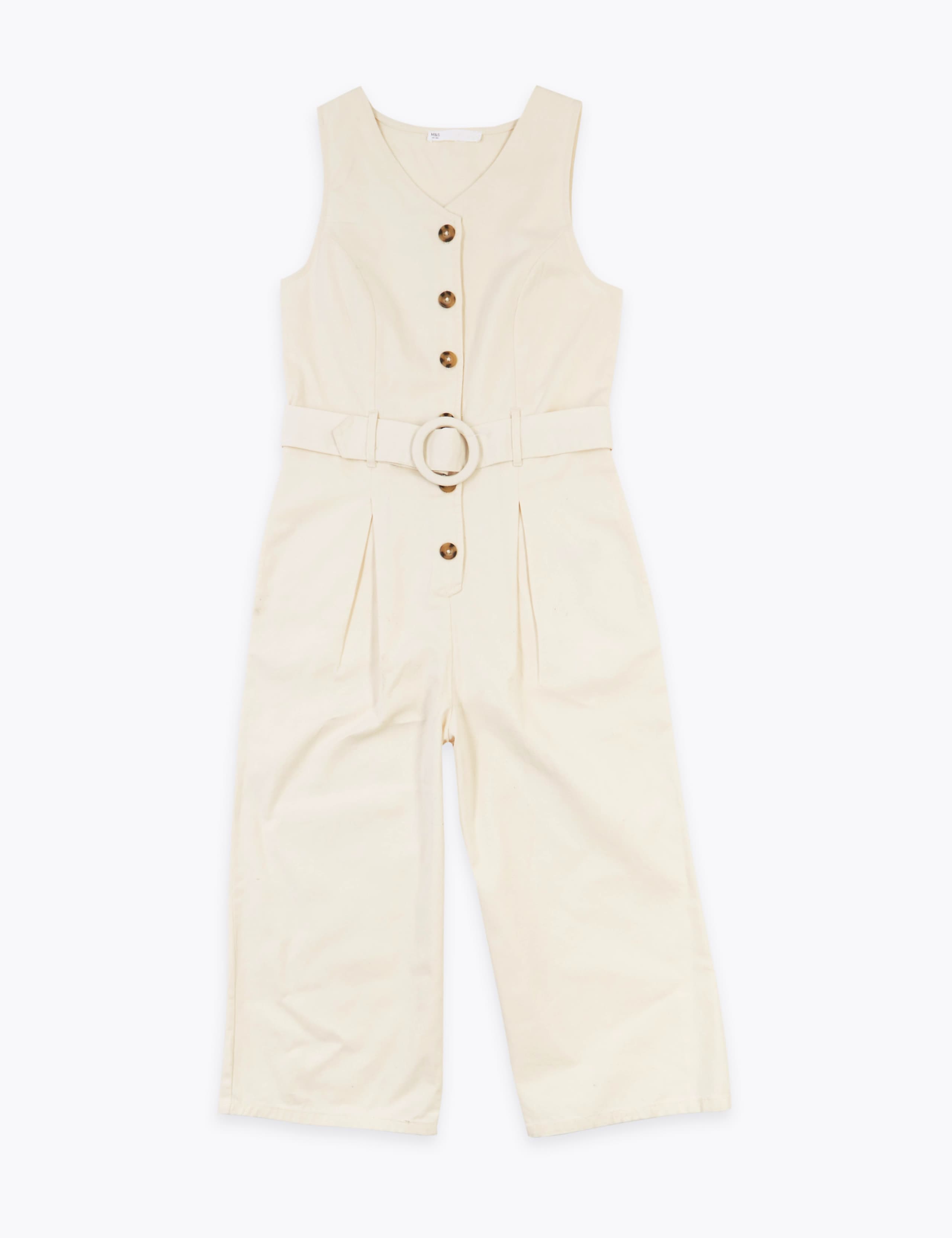 Cotton Belted Jumpsuit (6-16 Yrs) 2 of 4