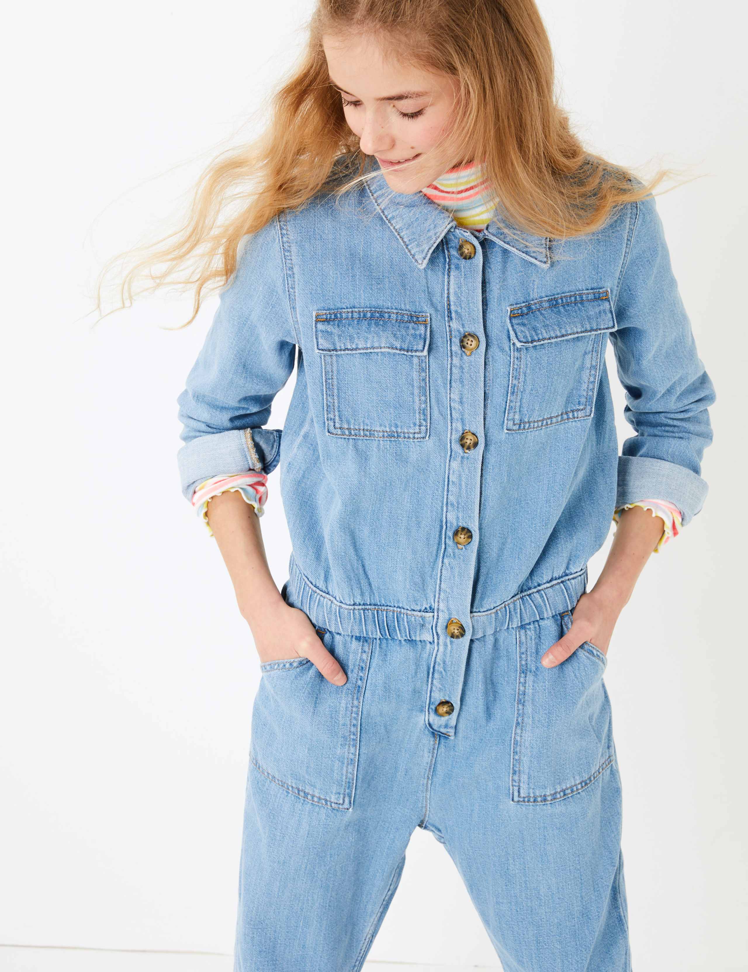 Denim Boiler Suit (6-16 Years) 1 of 5