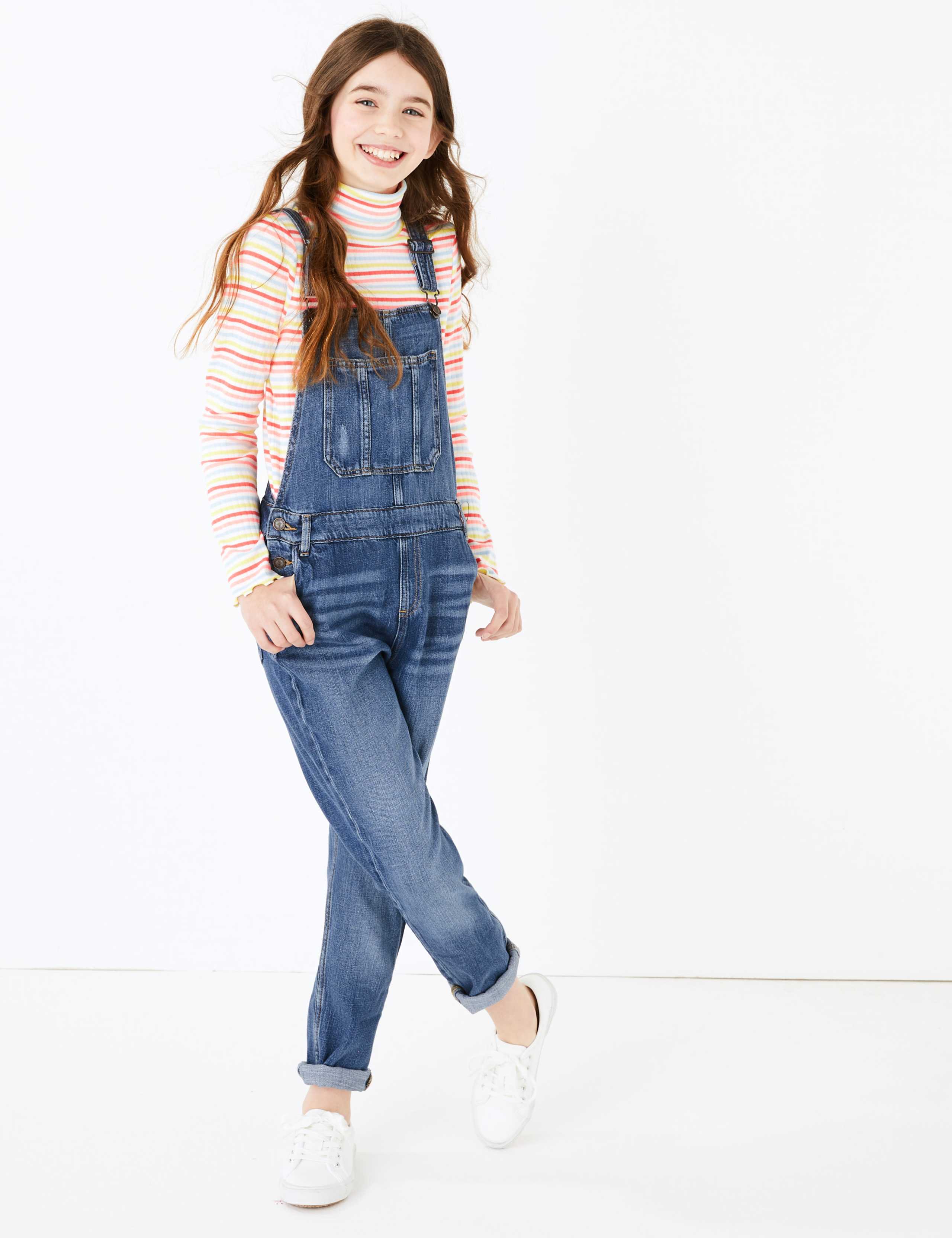 Denim Dungarees (6-16 Yrs) 1 of 4