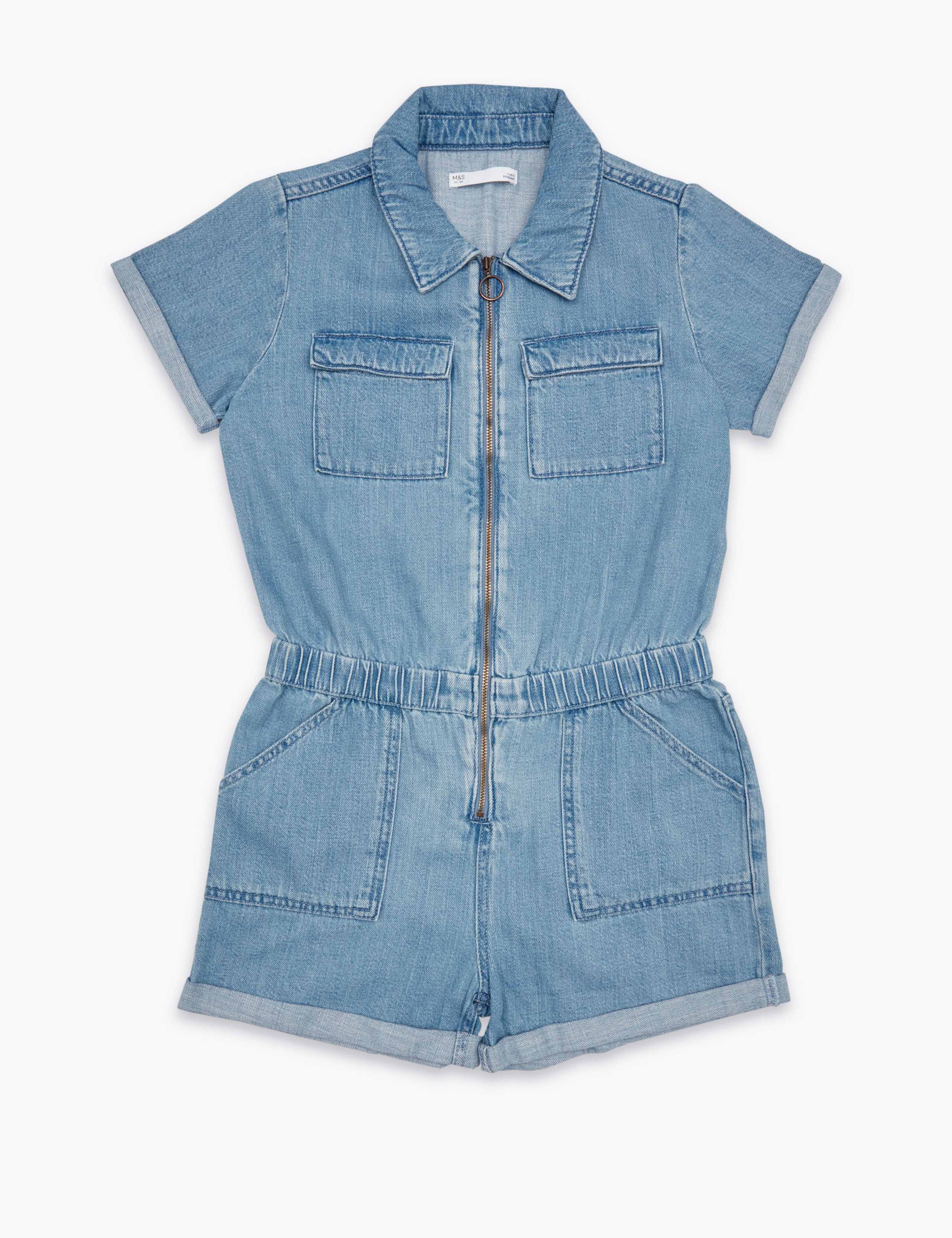 Denim Short Boilersuit (6-16 Yrs) 2 of 4