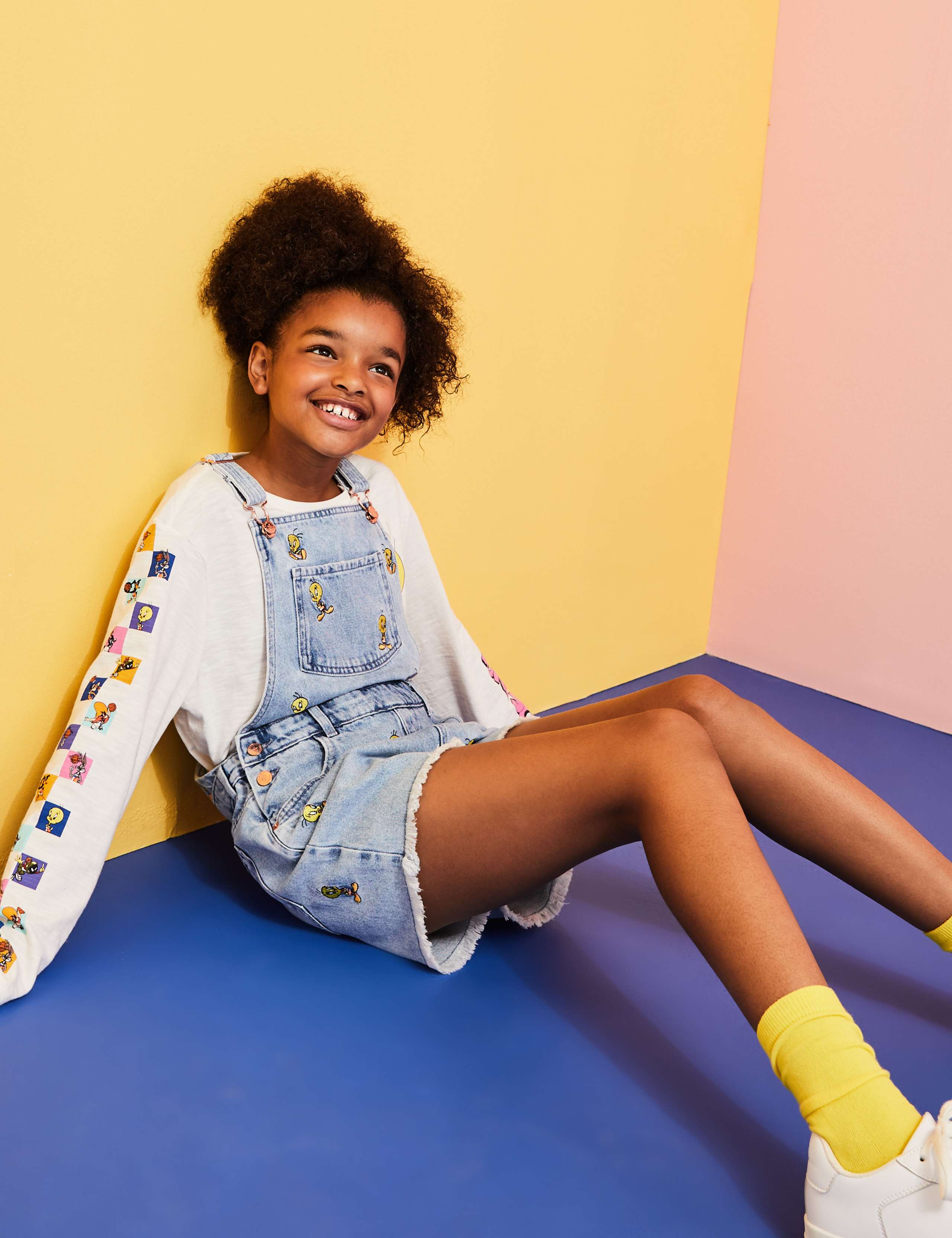 Space Jam: A New Legacy™ Denim Dungarees (6-16 Yrs) 1 of 5