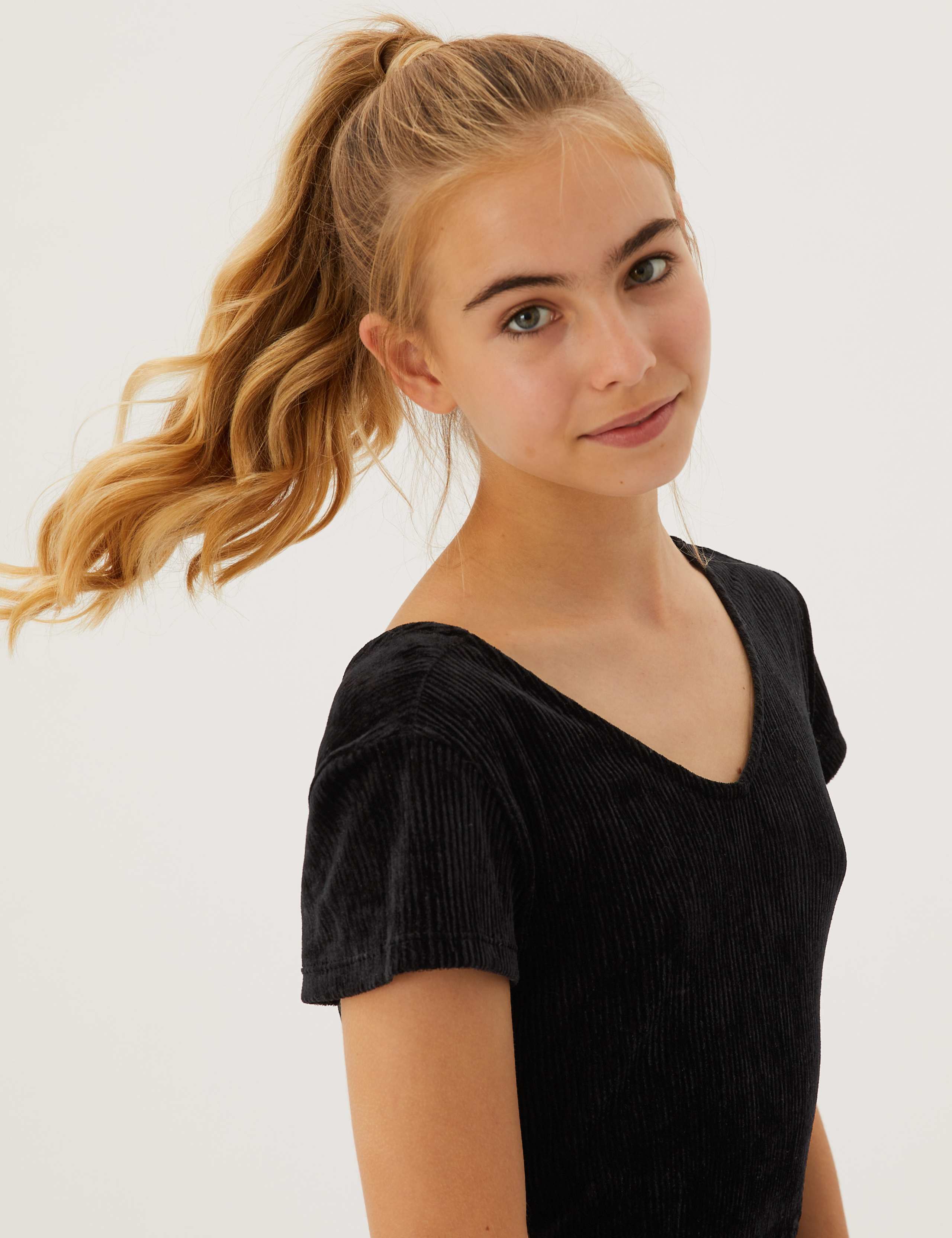 Velvet Jumpsuit (6-16 Yrs) 2 of 3