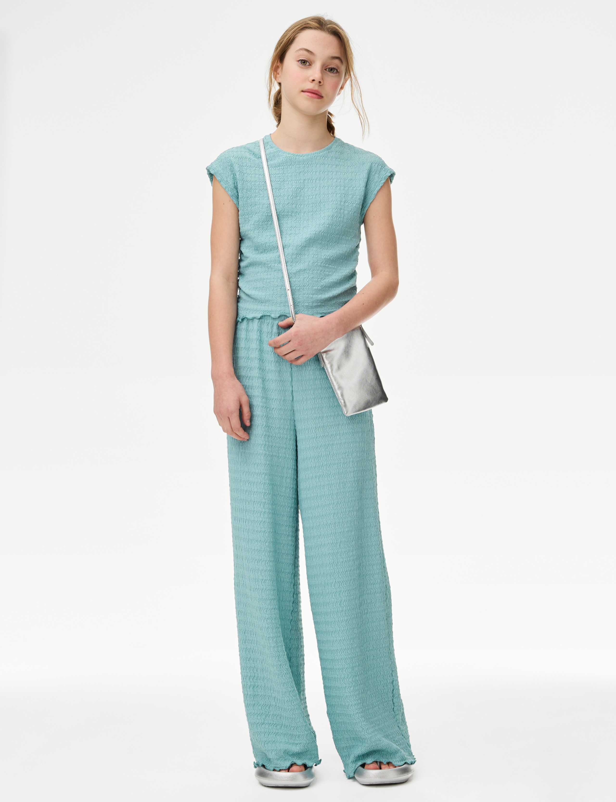 2pc Textured Top and Trousers Outfit (6-16 Yrs) 3 of 5