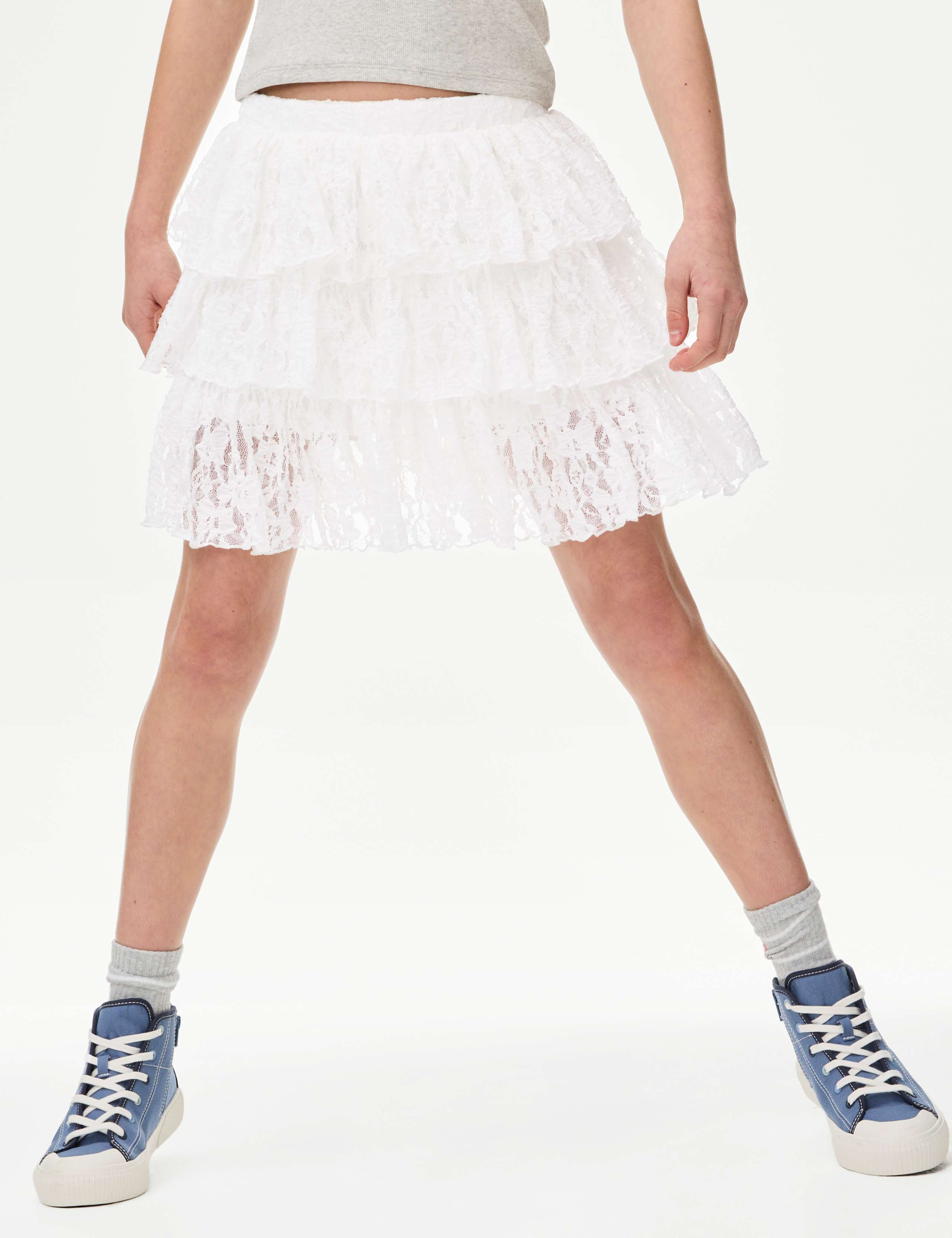 Lace Elasticated Waist Skirt (6-16 Yrs) 4 of 5