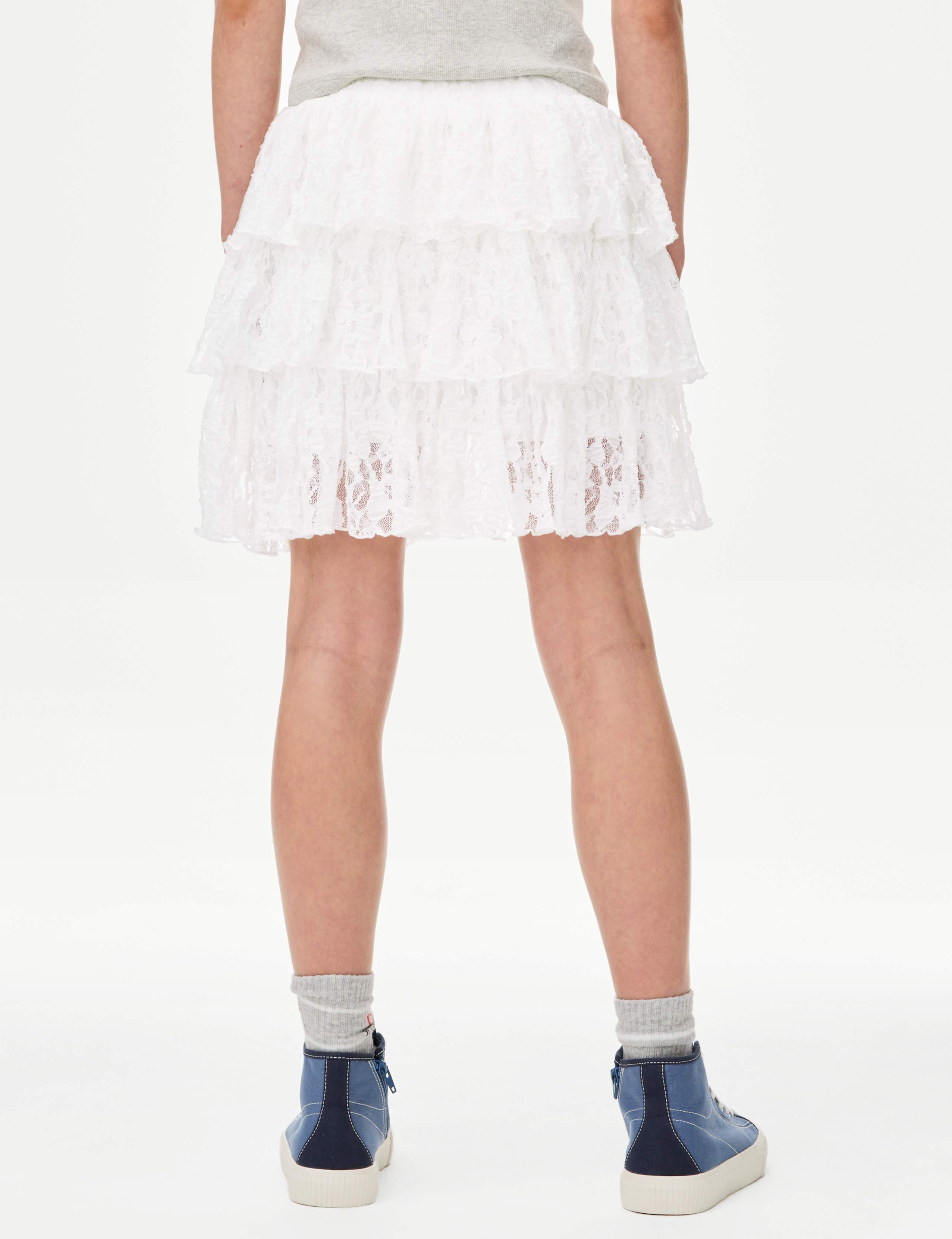 Lace Elasticated Waist Skirt (6-16 Yrs) 5 of 5