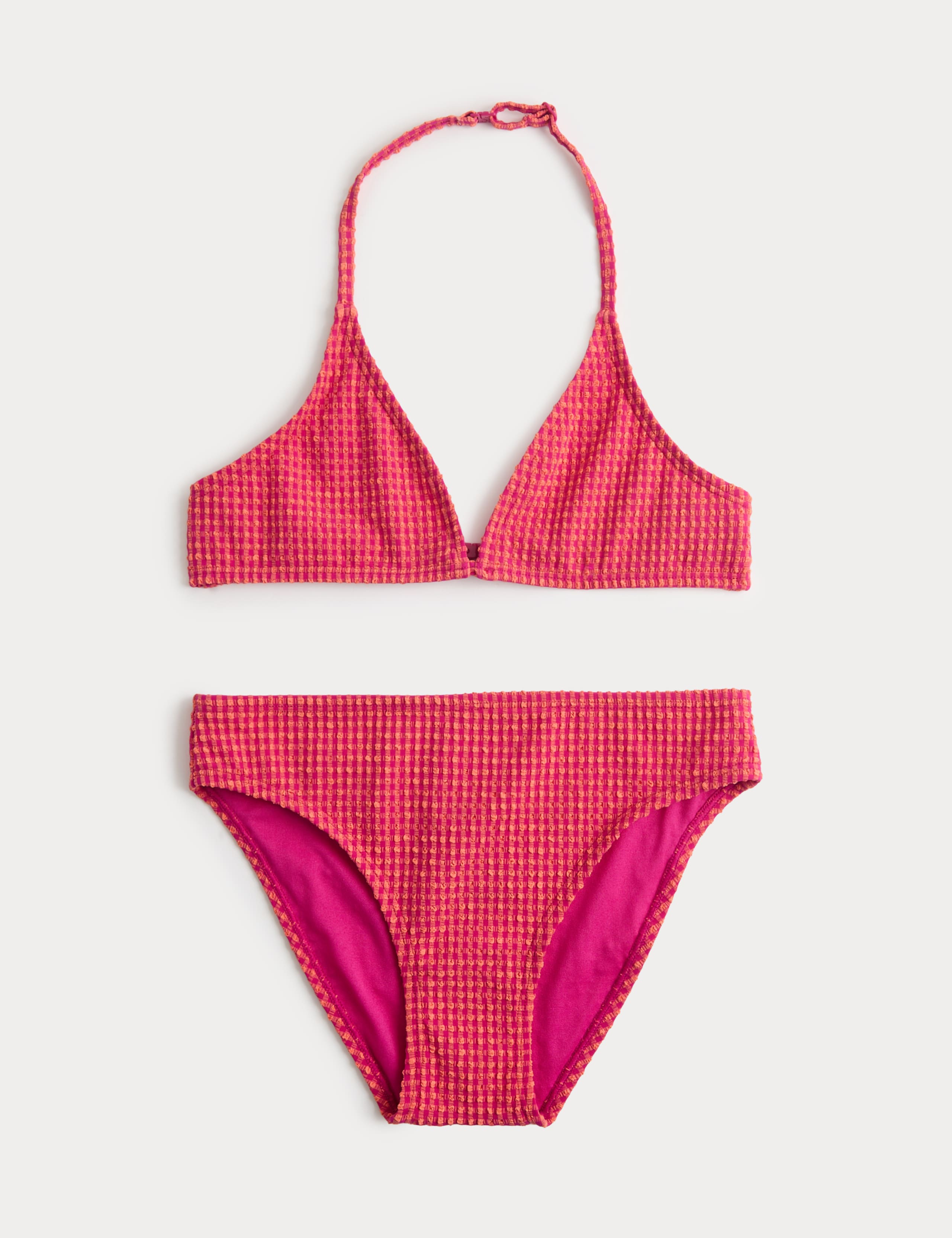 2 Piece Gingham Halterneck Bikini (6-16 Yrs) 1 of 3