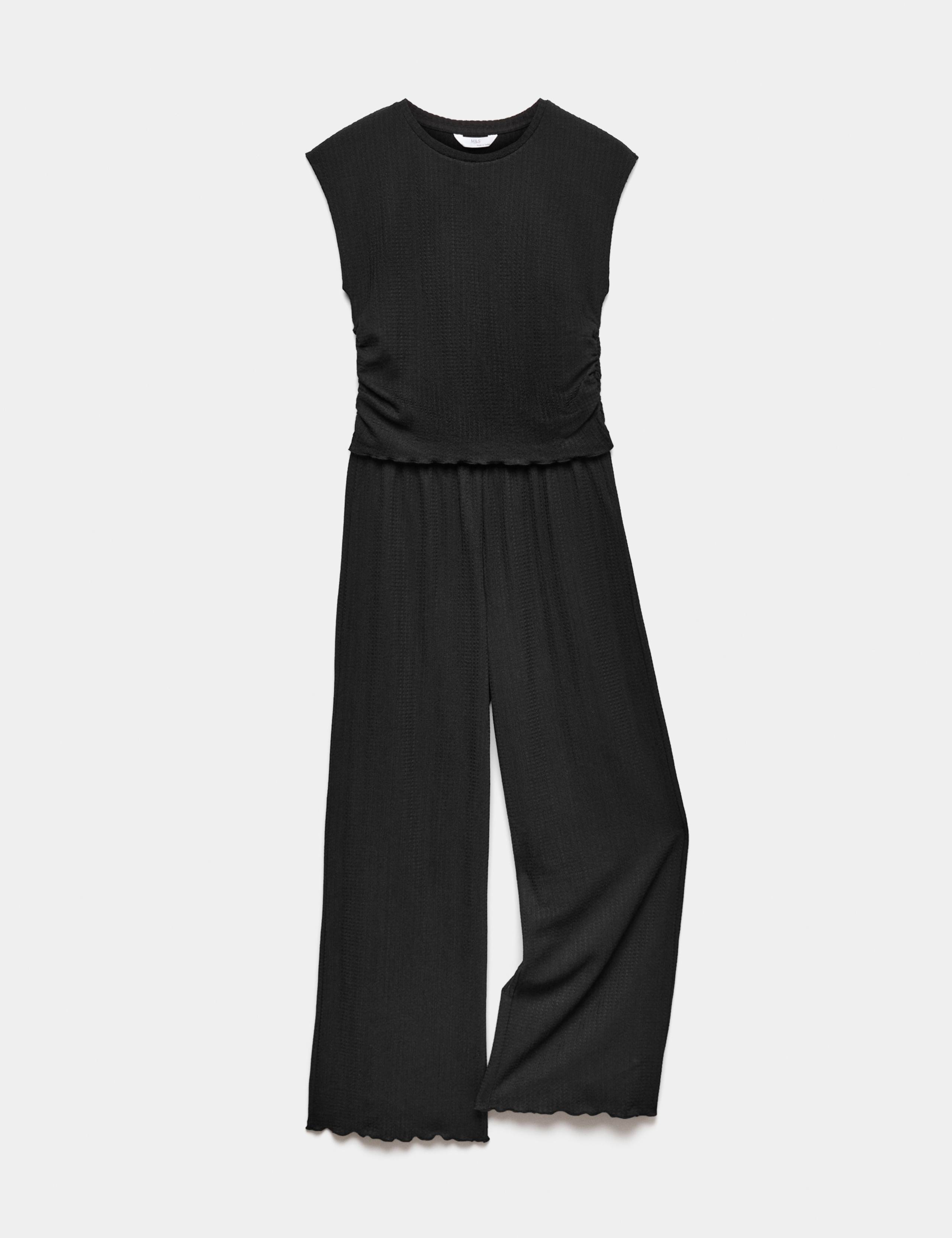 2 Piece Crinkle Top & Wide Leg Bottom Outfit (6-16 Yrs) 1 of 2