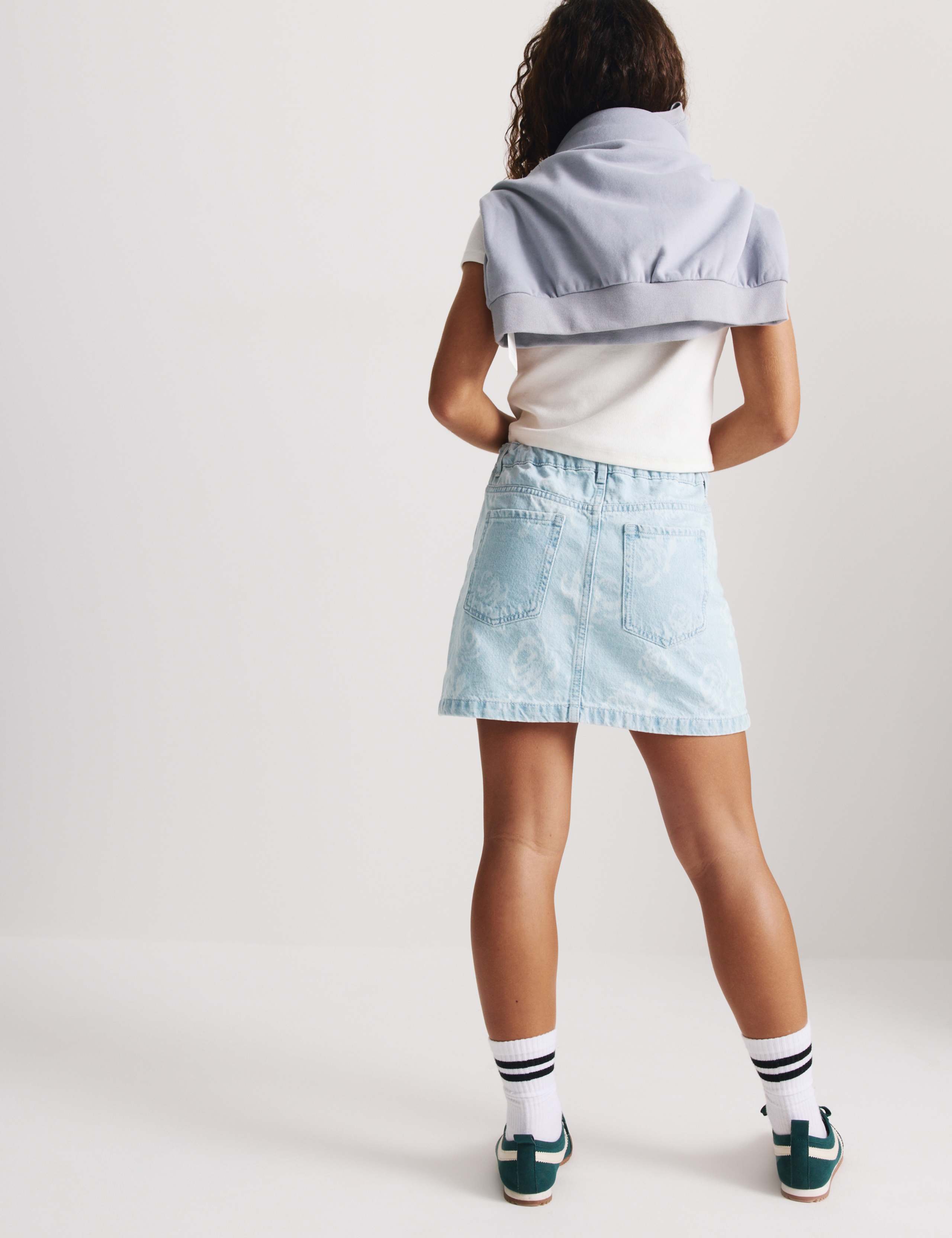 Pure Cotton Floral Denim Skirt (2-16 Yrs) 3 of 7