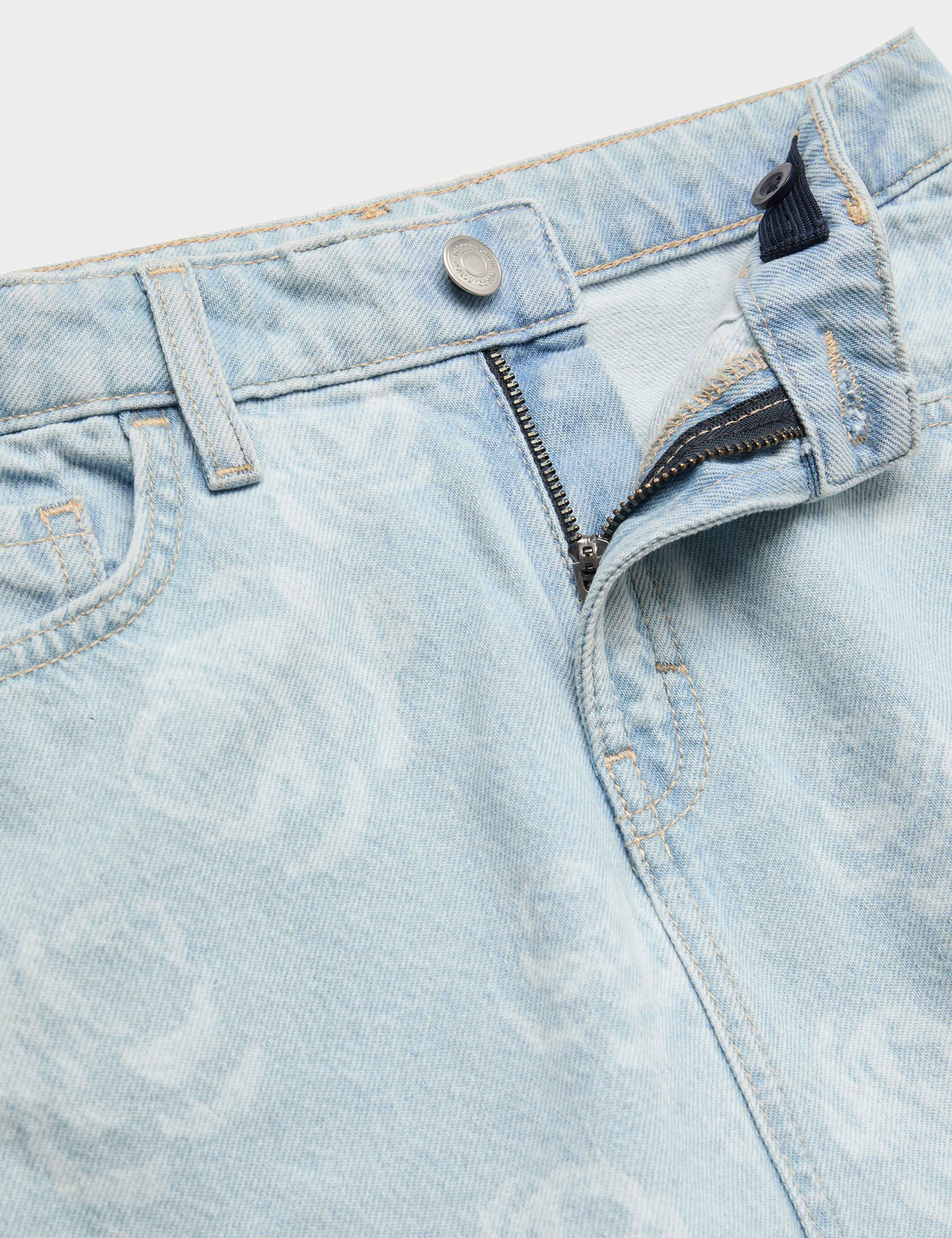 Pure Cotton Floral Denim Skirt (2-16 Yrs) 2 of 2