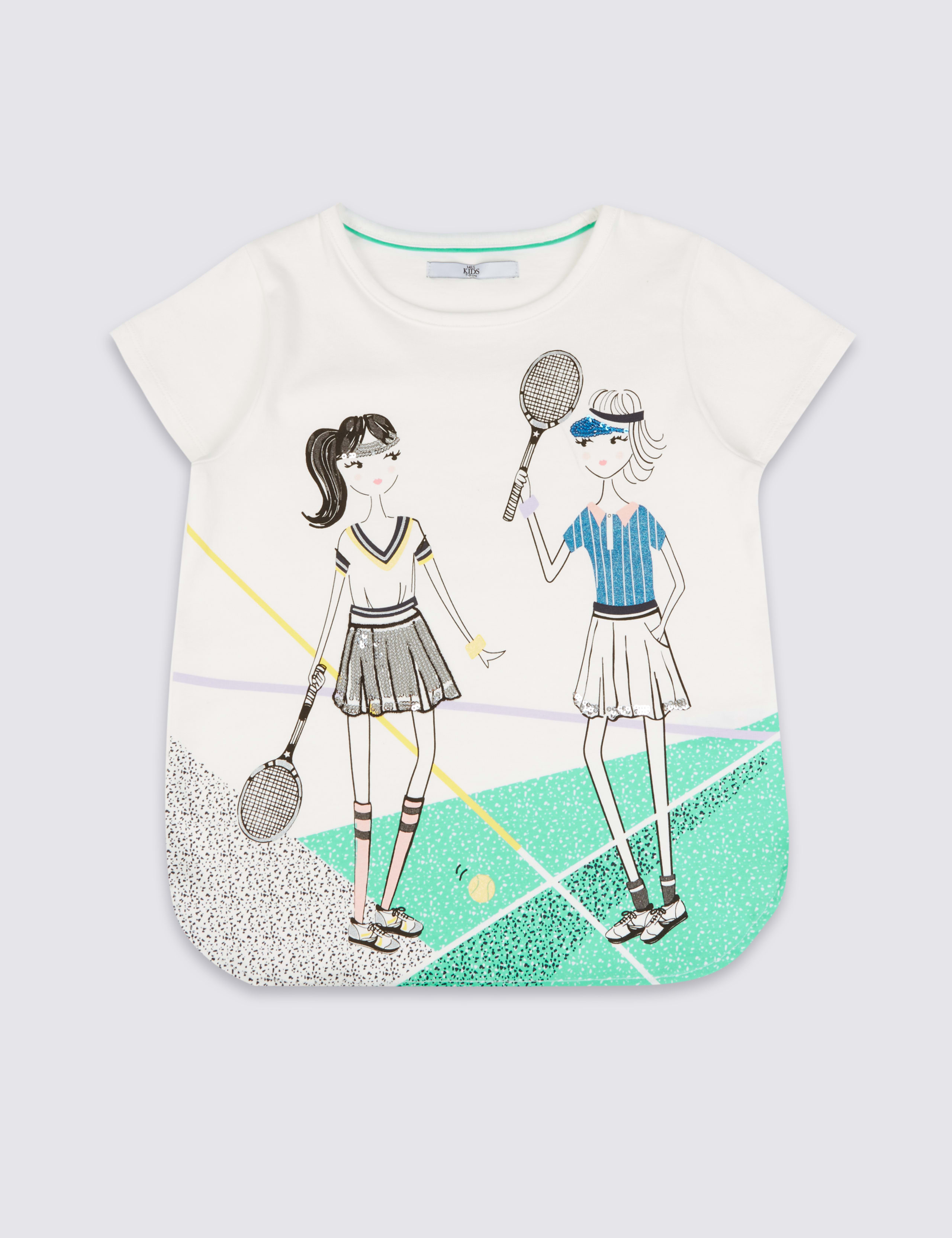Pure Cotton Printed Top (3-14 Years) 2 of 5