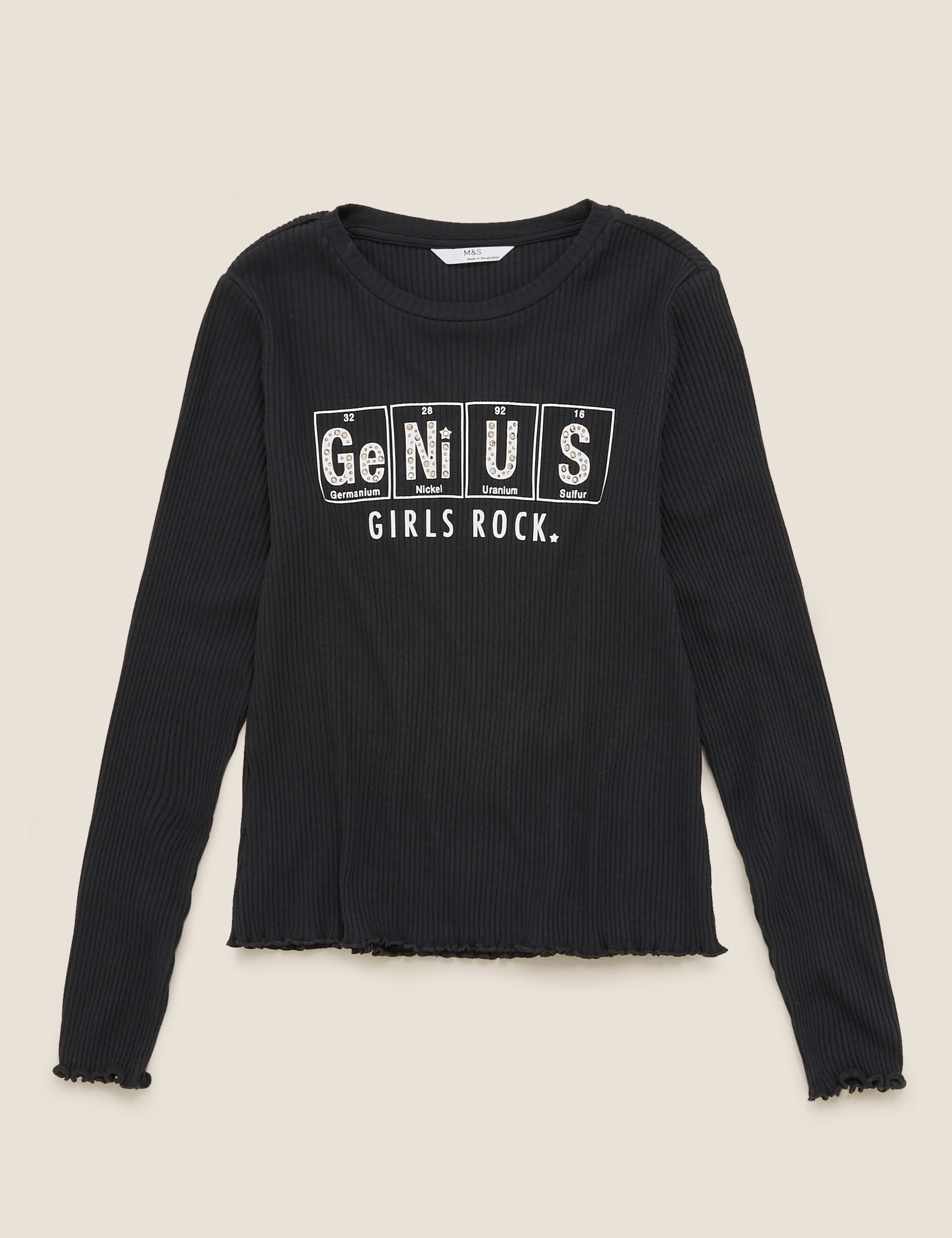 Cotton Genius Slogan Top (6-14 Yrs) 2 of 5