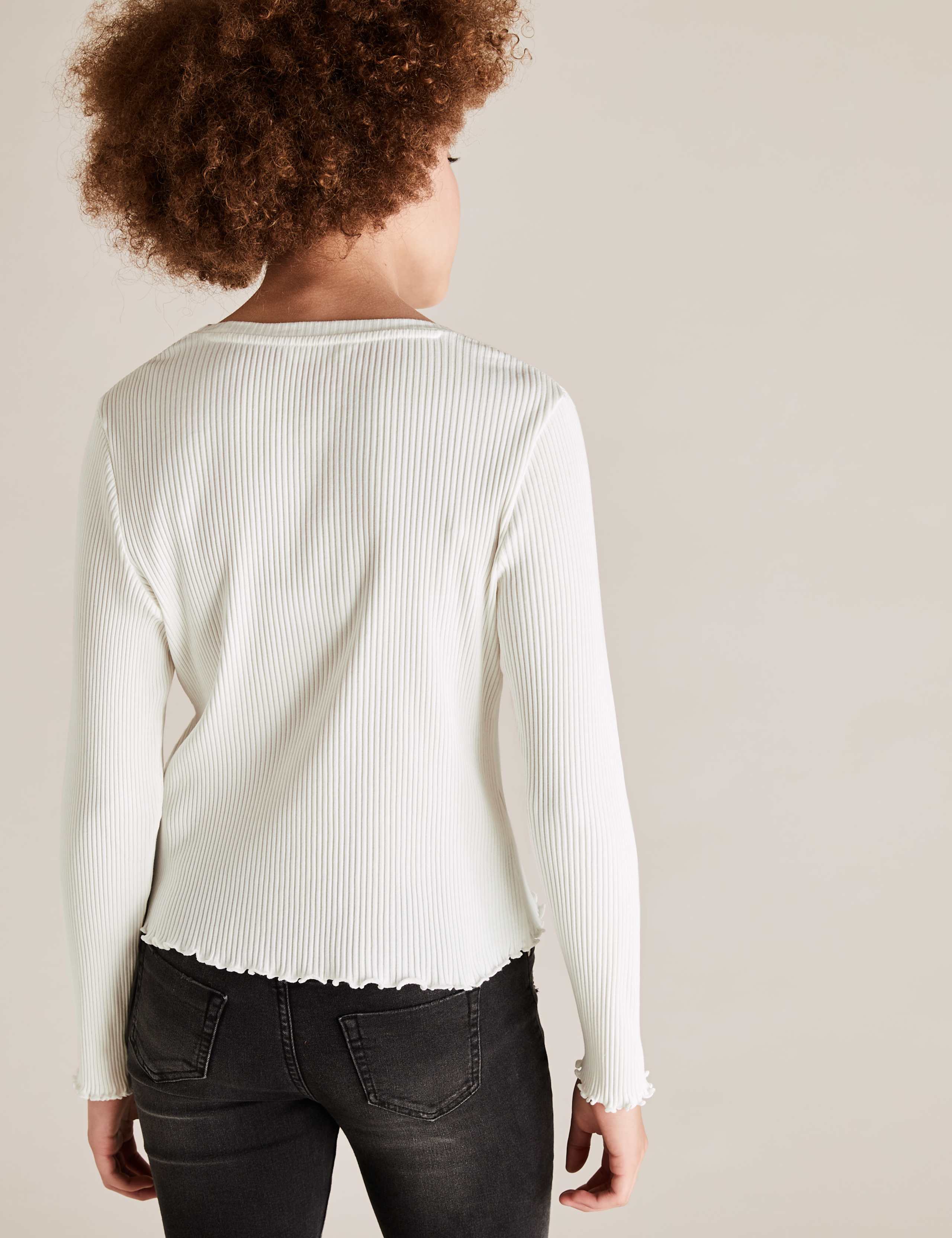 Cotton Cosmic Glitter Slogan Top (6-14 Yrs) 4 of 5