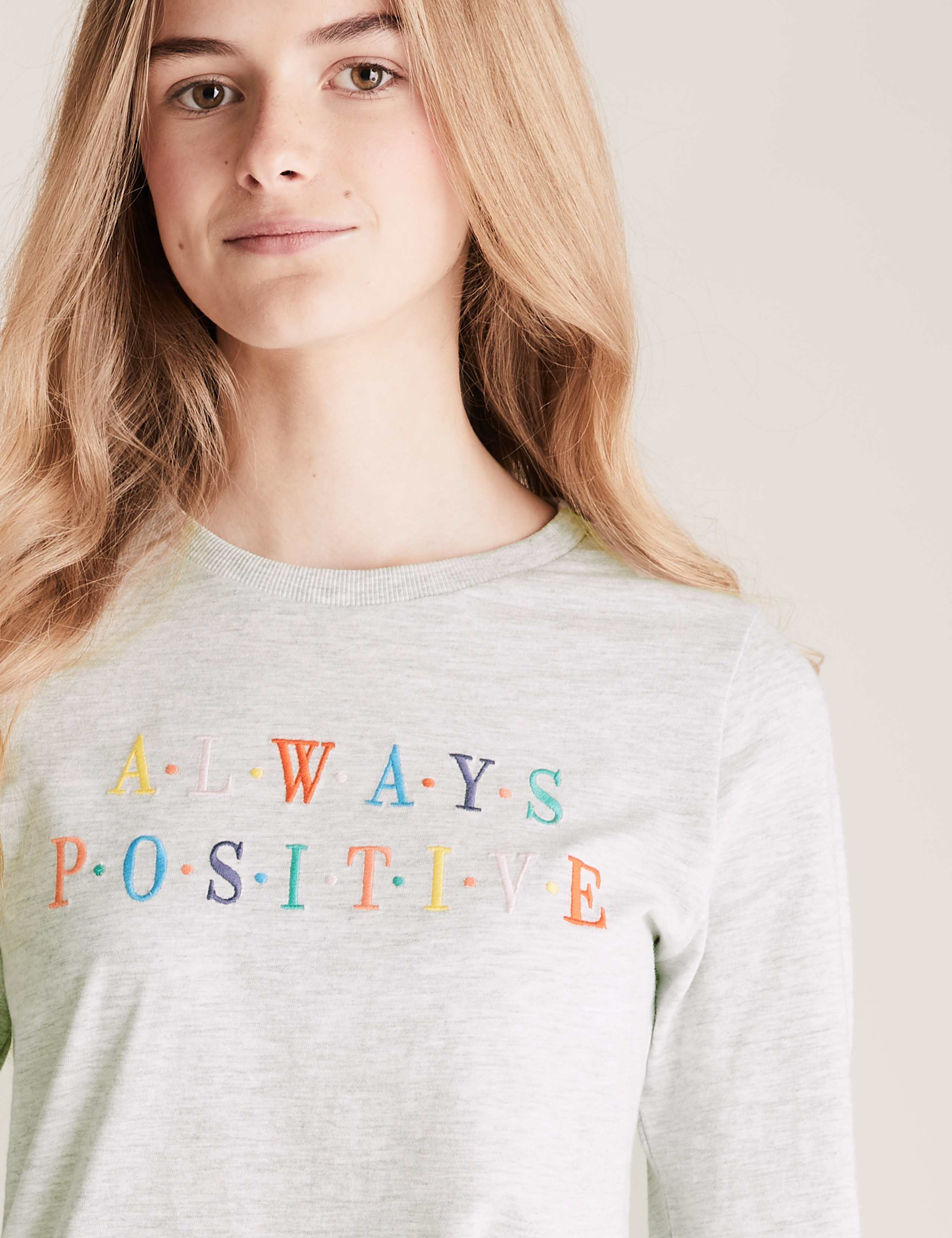 Organic Pure Cotton Embroidered Always Top 3 of 4
