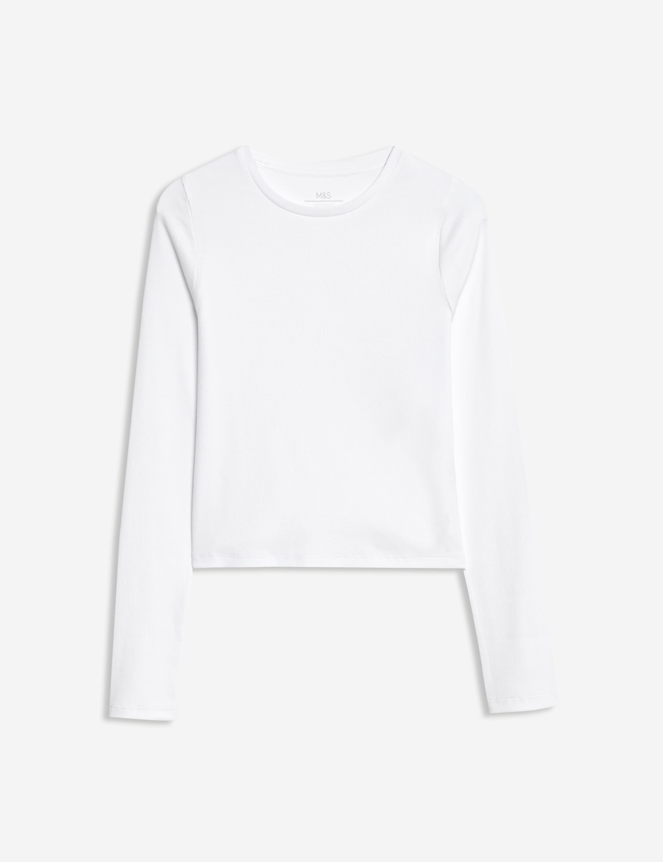 Cotton Rich Ribbed Plain Top (6-16 Yrs) 1 of 2