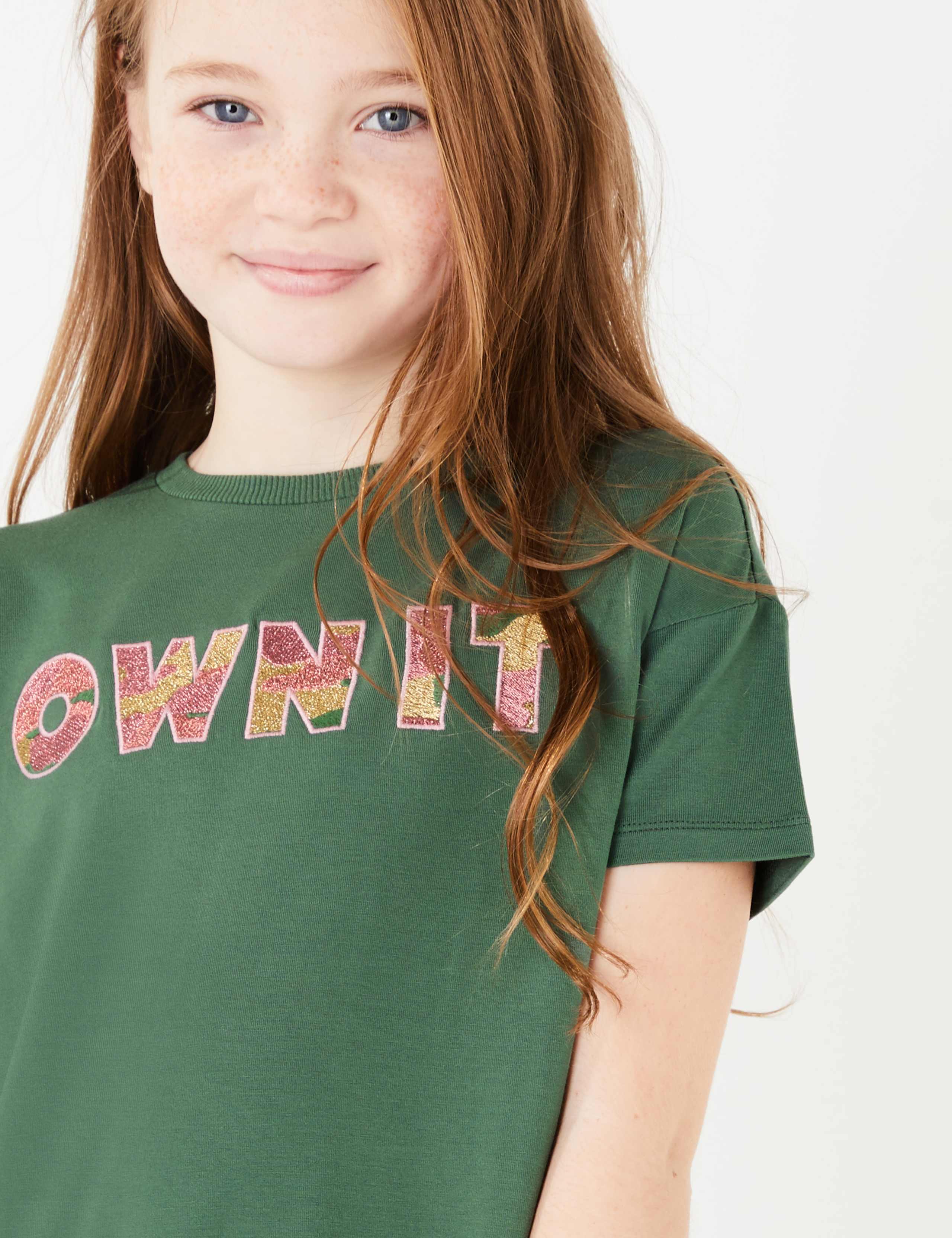 Own It Slogan T-Shirt (6-16 Years) 3 of 4
