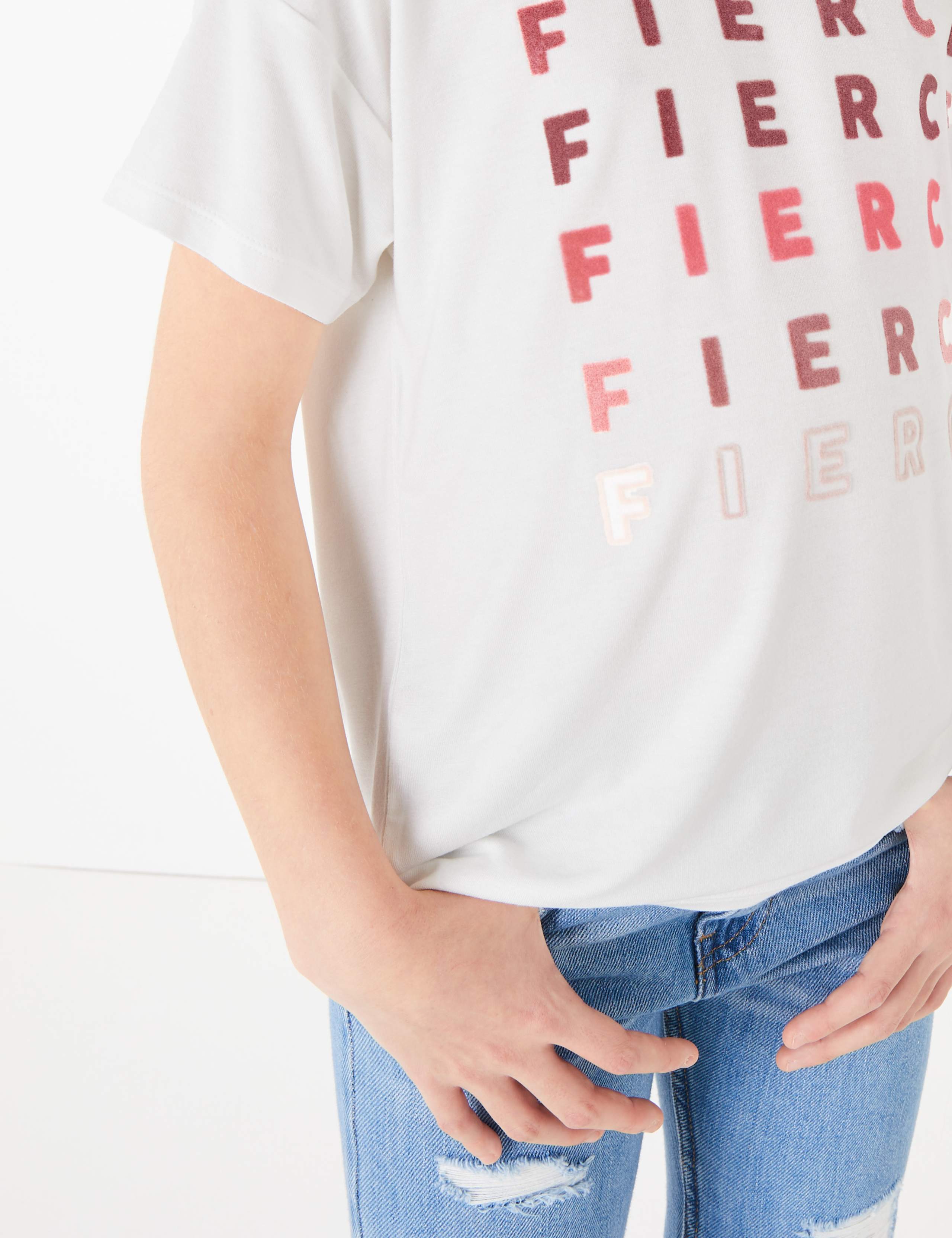 Fierce Slogan T-Shirt (6-16 Years) 3 of 4
