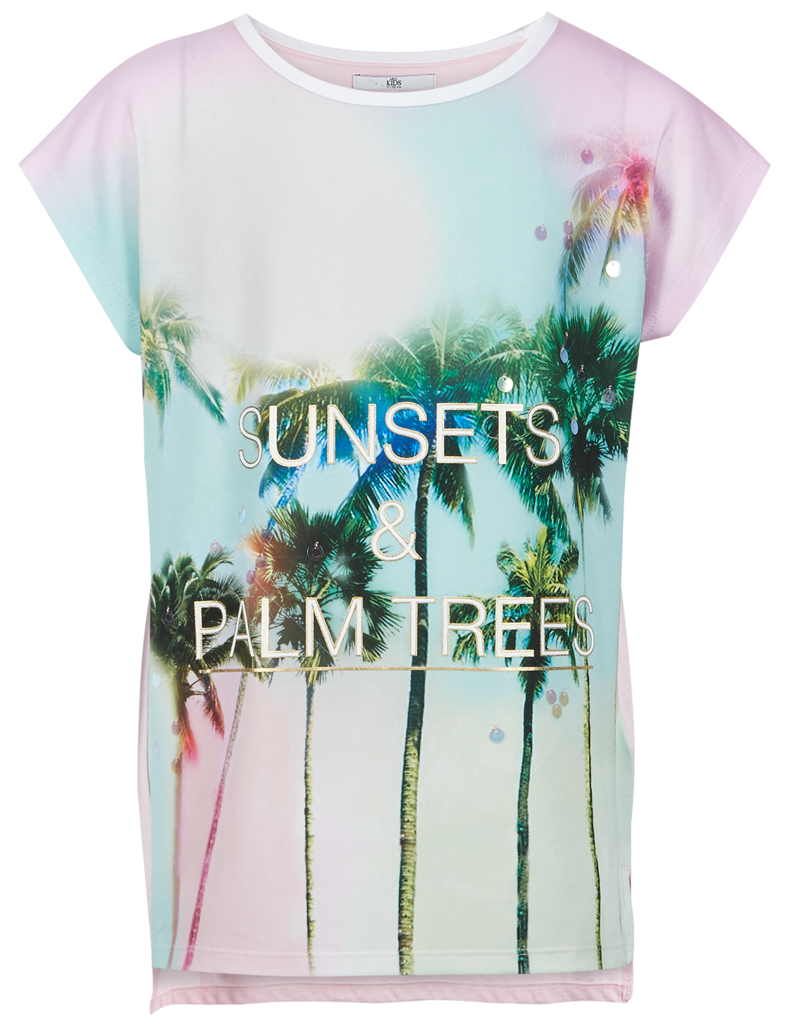 Printed Cap Sleeve Top (3-14 Years) 4 of 5