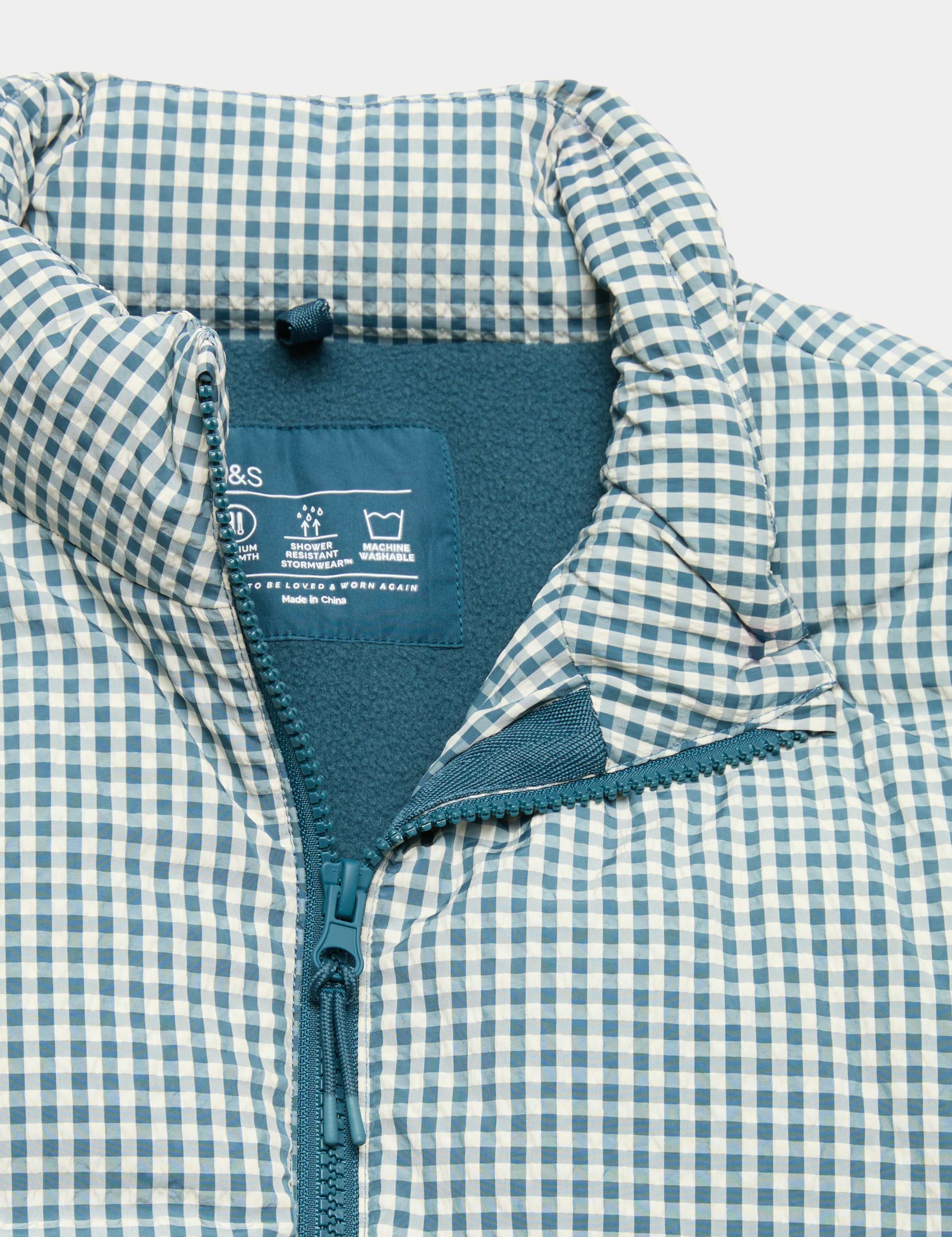 Stormwear™ Gingham Puffer Jacket (6-16 Yrs) 3 of 3