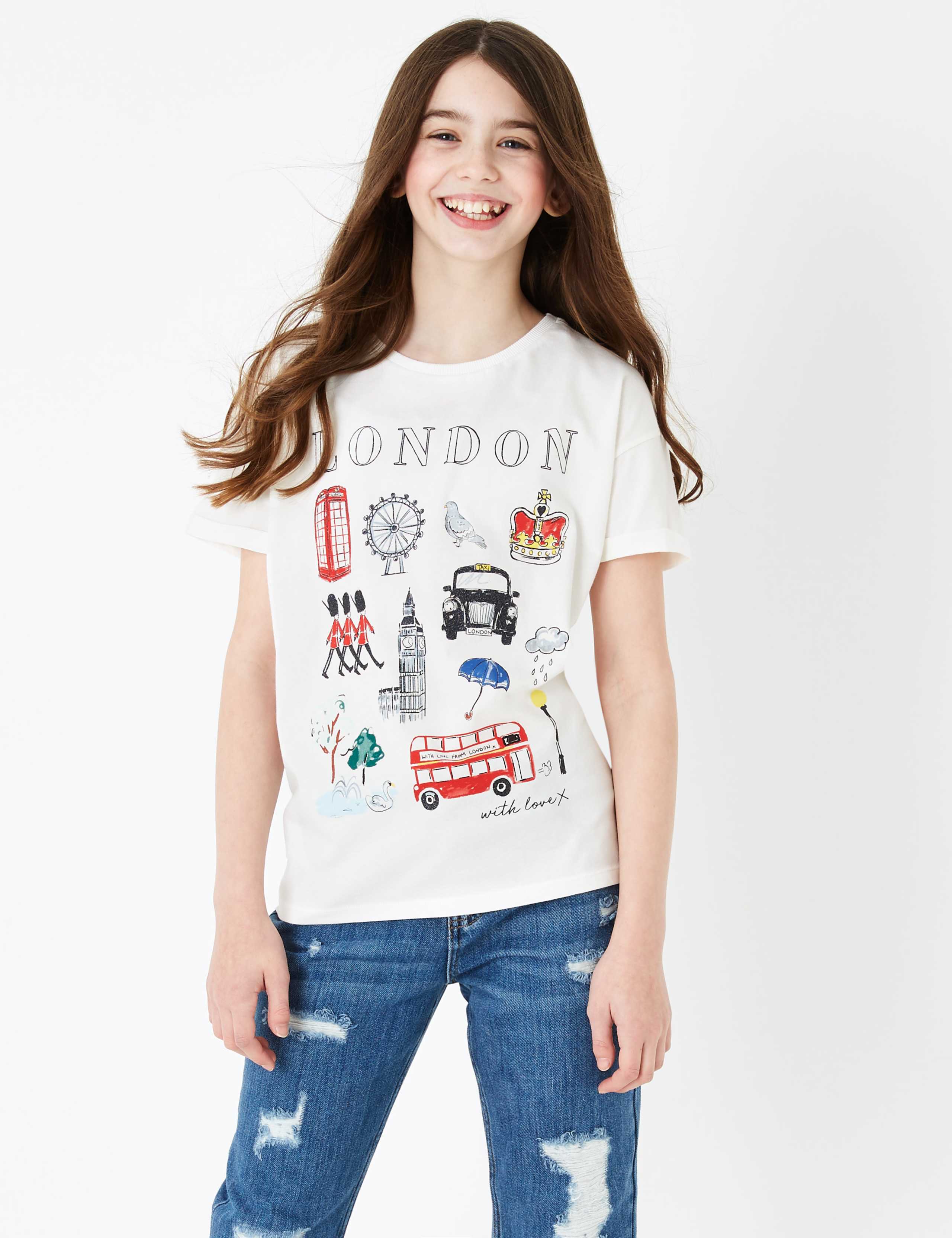 Cotton London Design T-Shirt (2-16 Yrs) 3 of 4