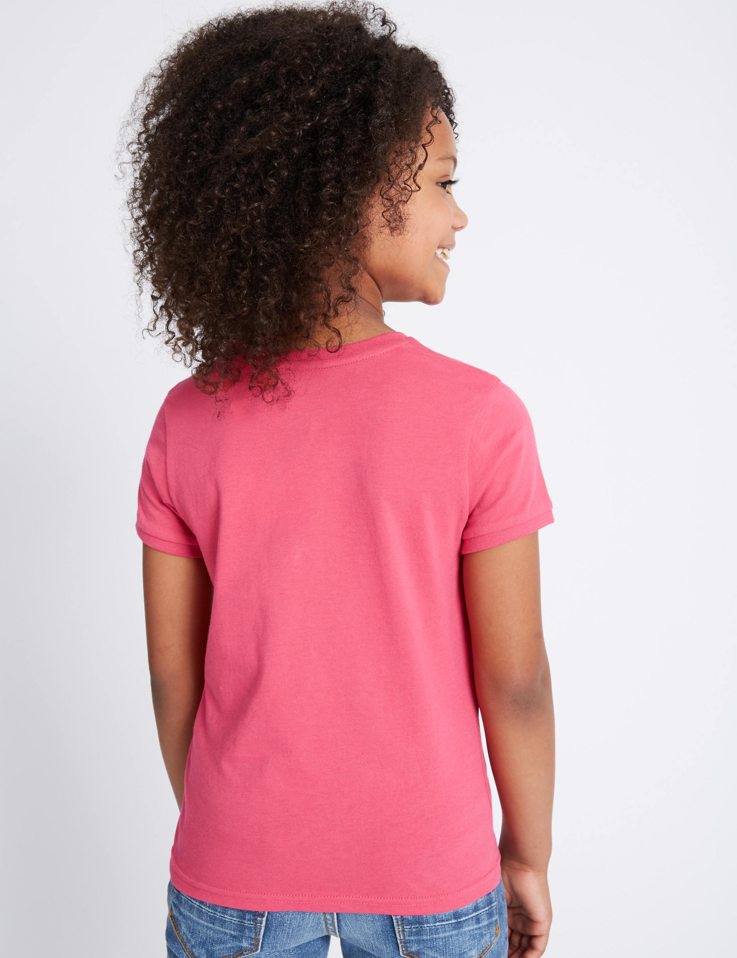 Pure Cotton Glitter Unicorn Top (3-14 Years) 3 of 5