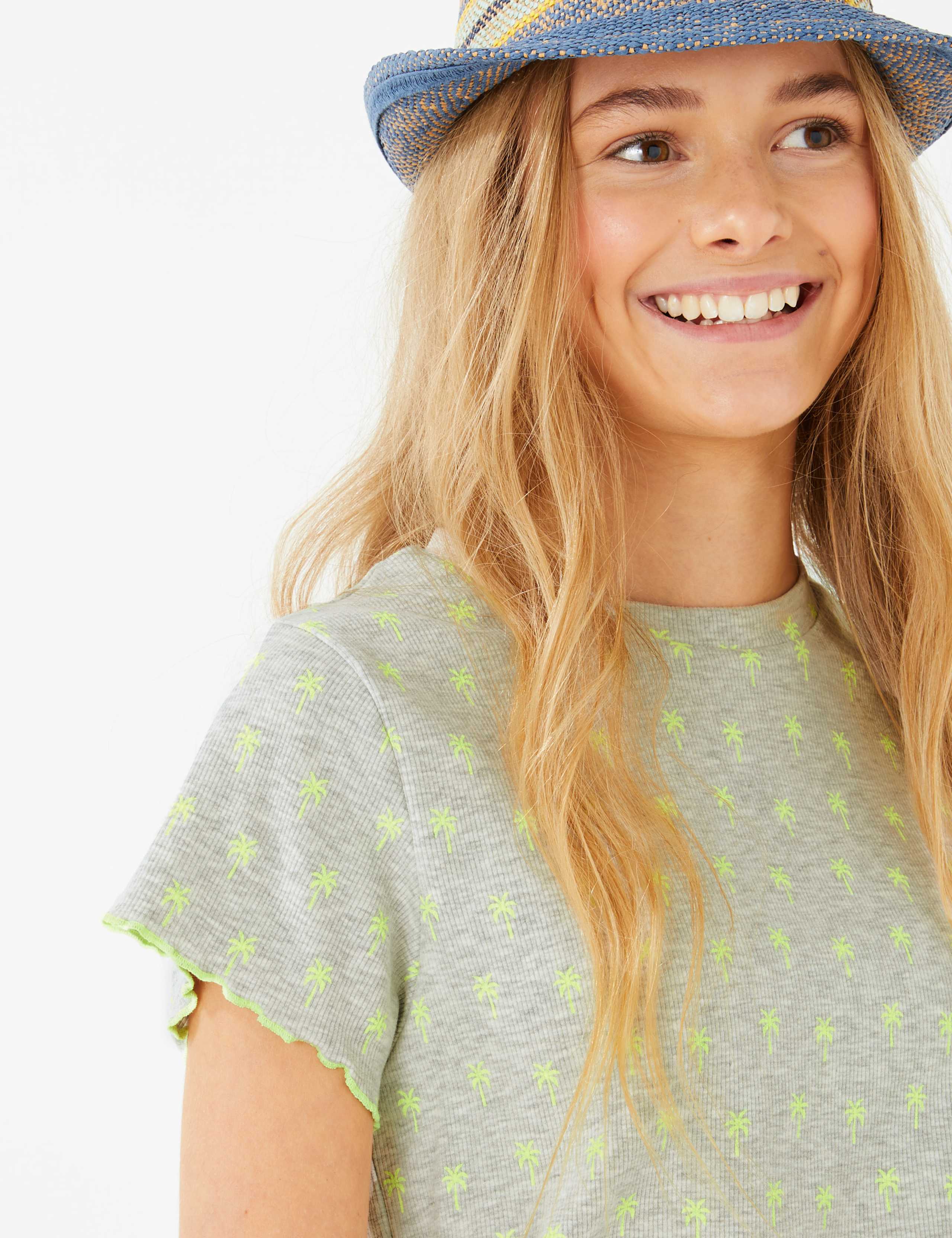Cotton Palm Print T-Shirt (6-16 Yrs) 3 of 4