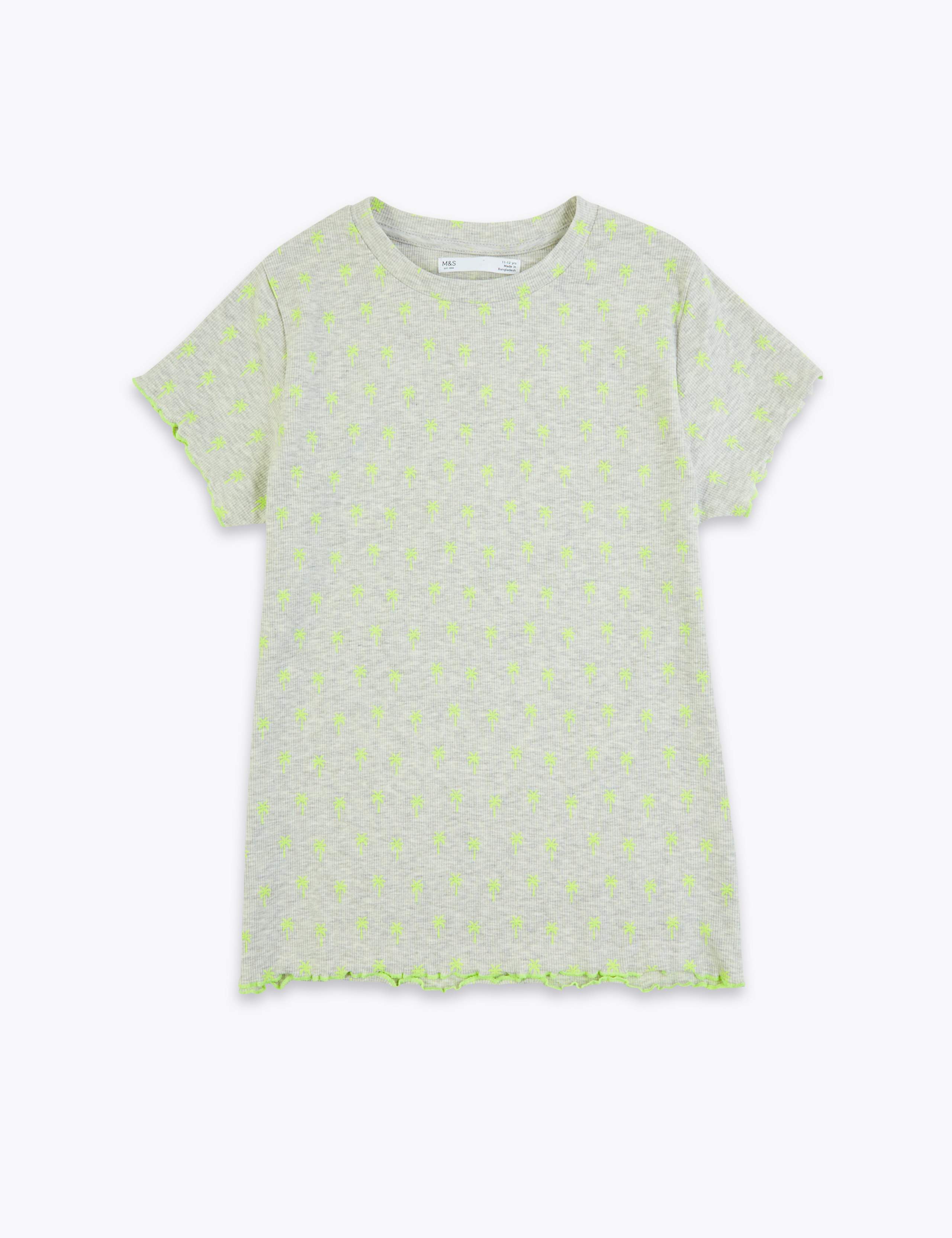Cotton Palm Print T-Shirt (6-16 Yrs) 2 of 4