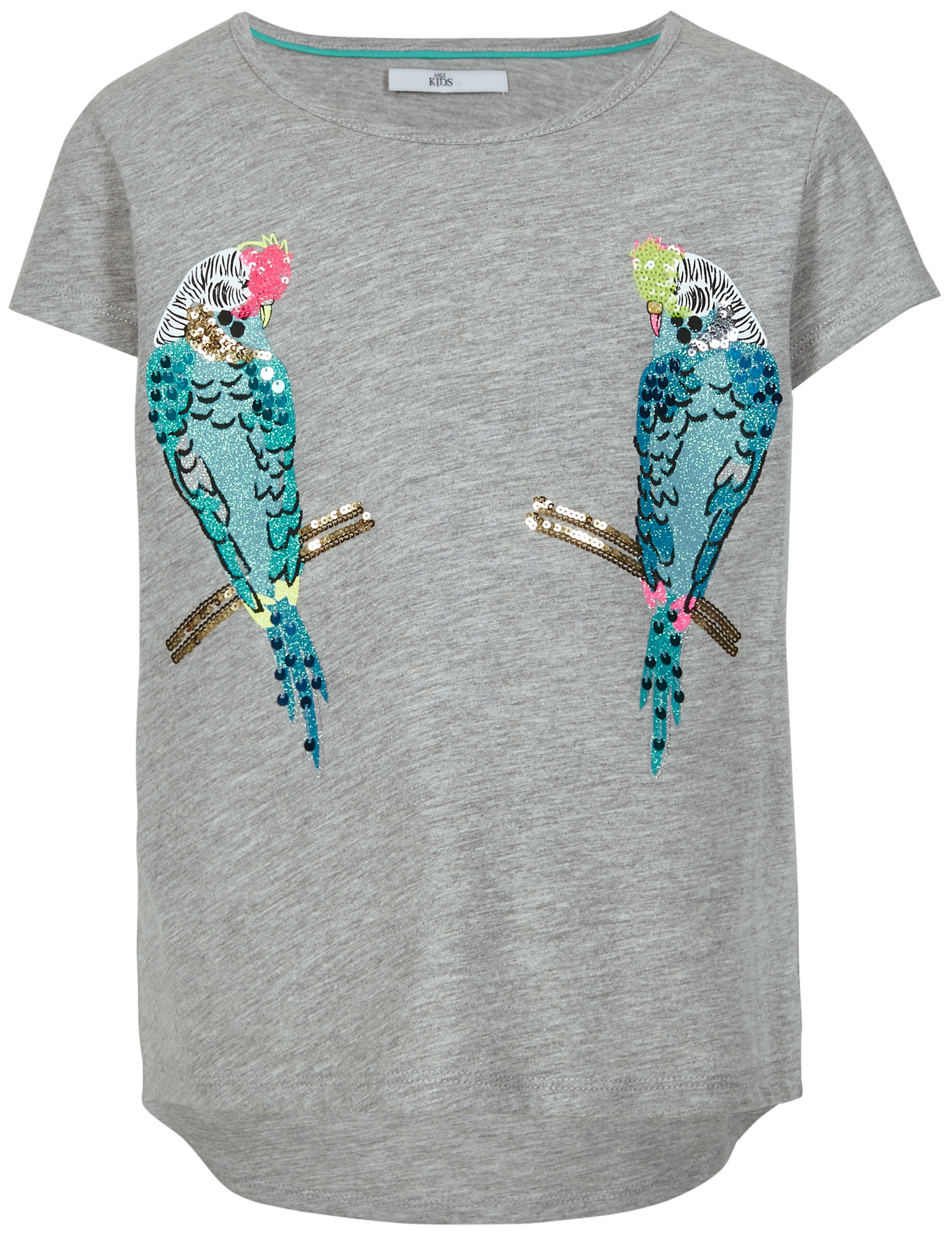 Cotton Blend Sequin Top (3-14 Years) 4 of 5