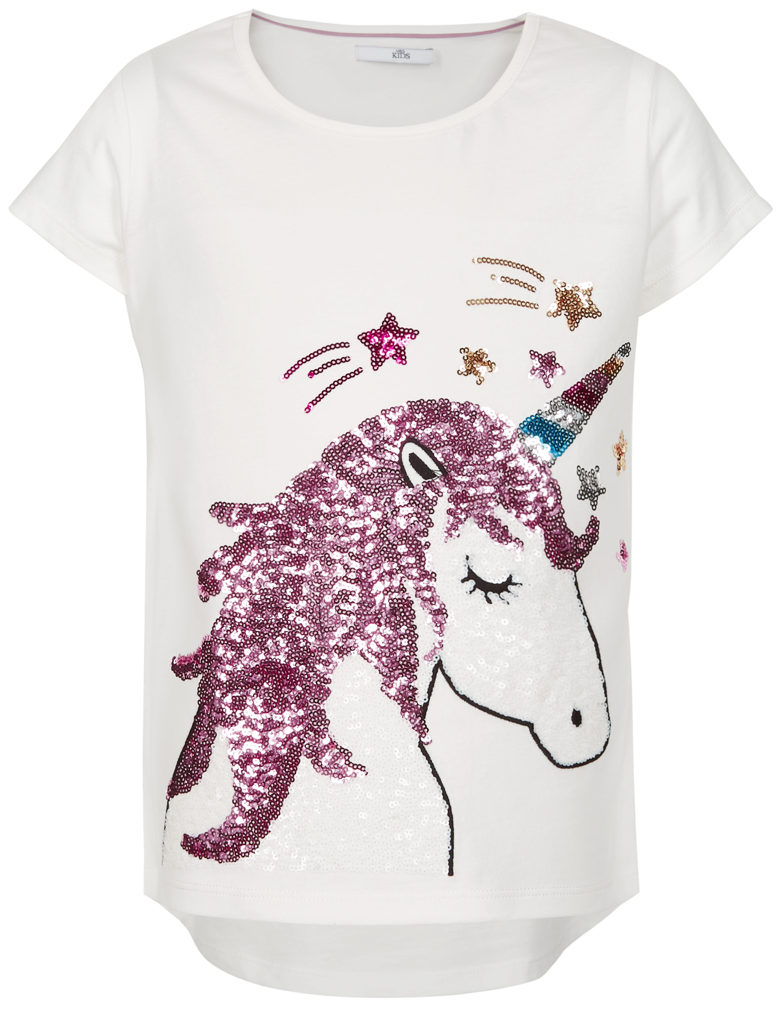Pure Cotton Sequin Top (3-14 Years) 4 of 5