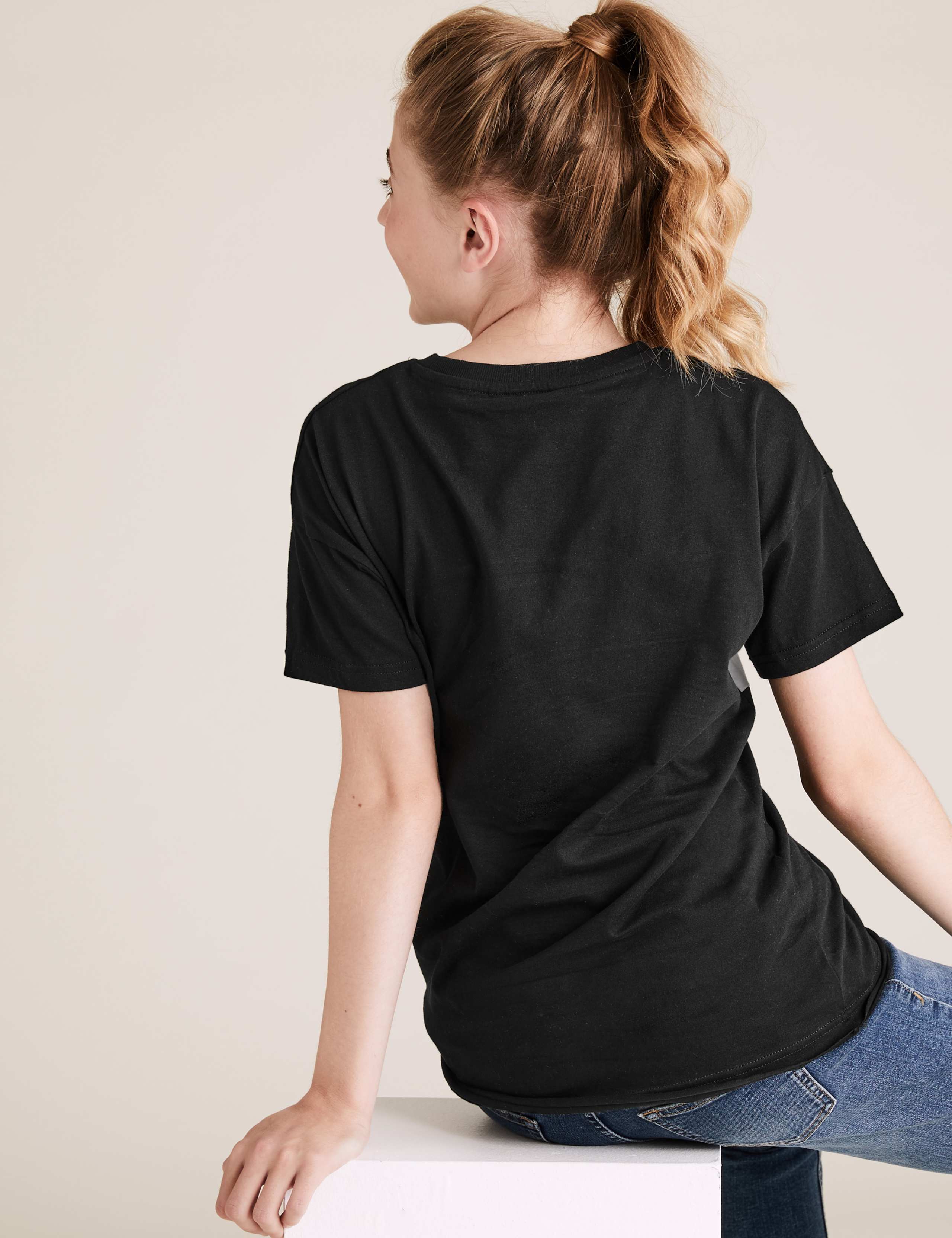 3pk Cotton Longline T-Shirts (6-16 Yrs) 5 of 5