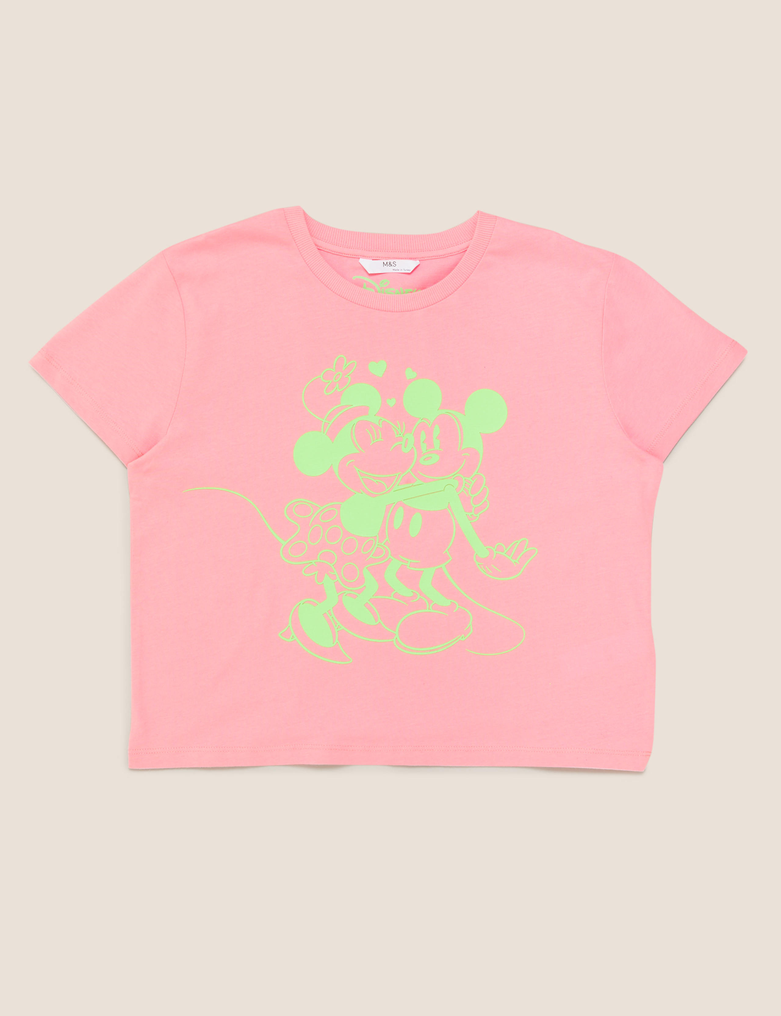 Pure Cotton Minnie™ & Mickey™ T-Shirt (6-16 Yrs) 2 of 5