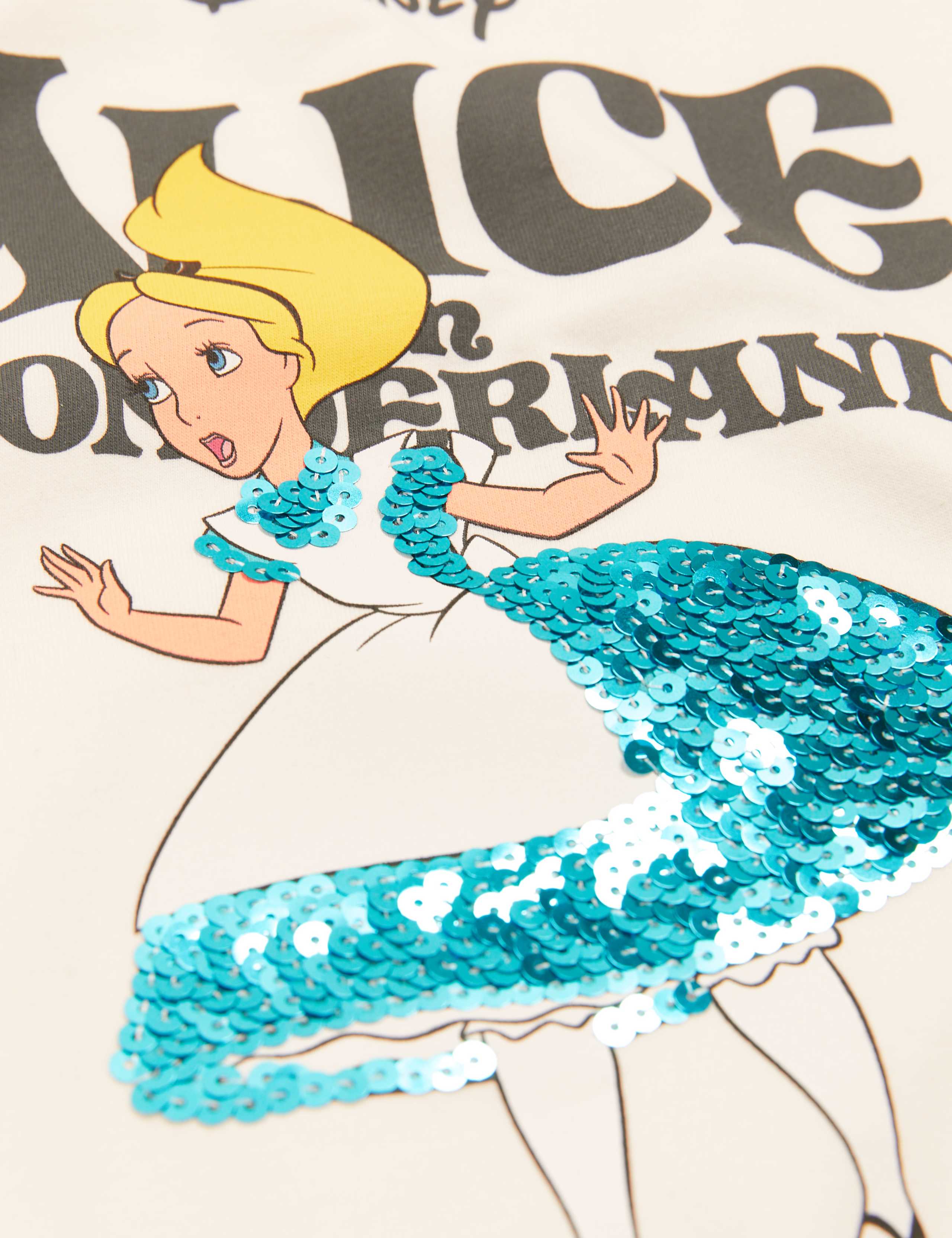 Pure Cotton Alice in Wonderland™ T-Shirt (6-16 Yrs) 5 of 5