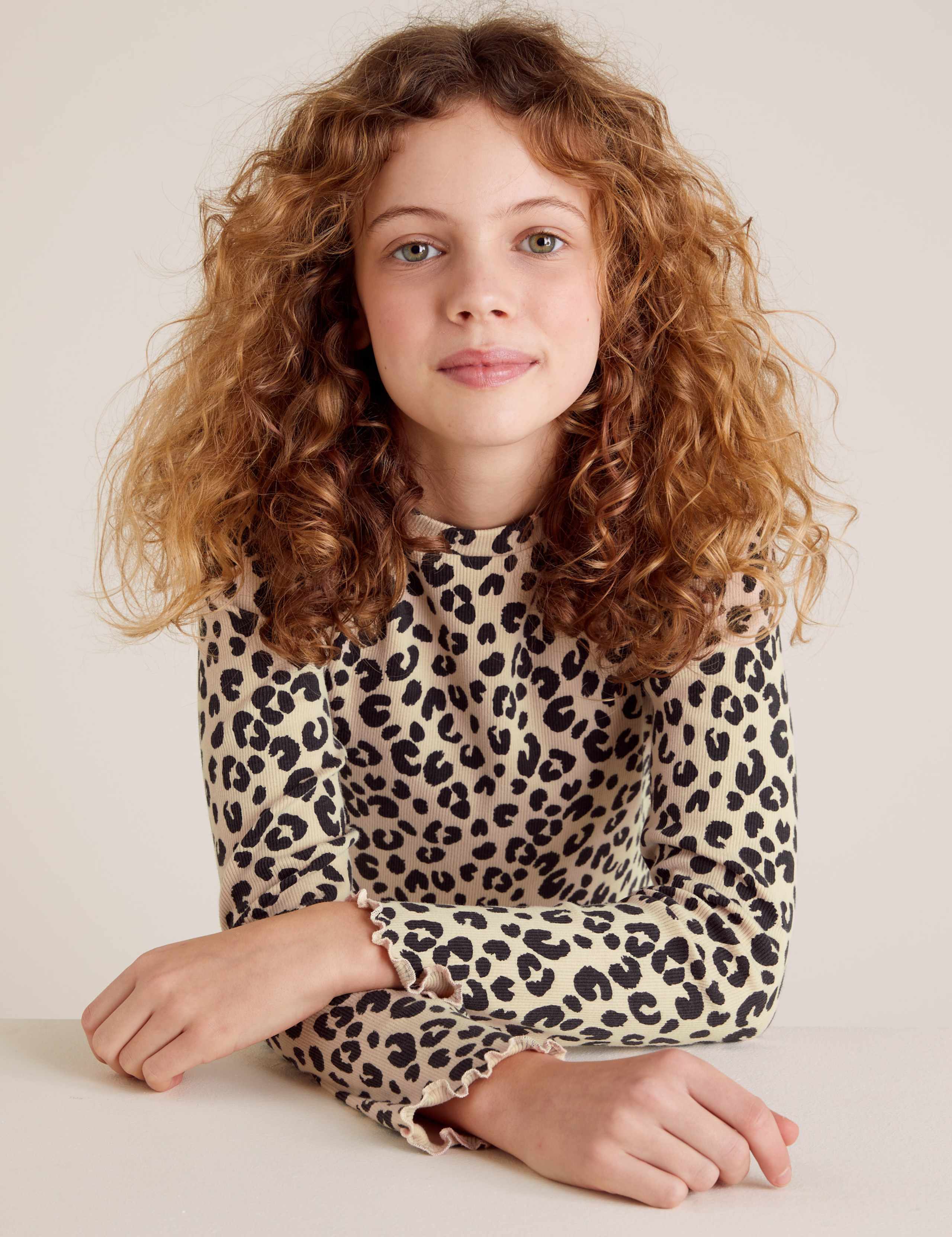 Cotton Leopard Top (6-16 Yrs) 1 of 4