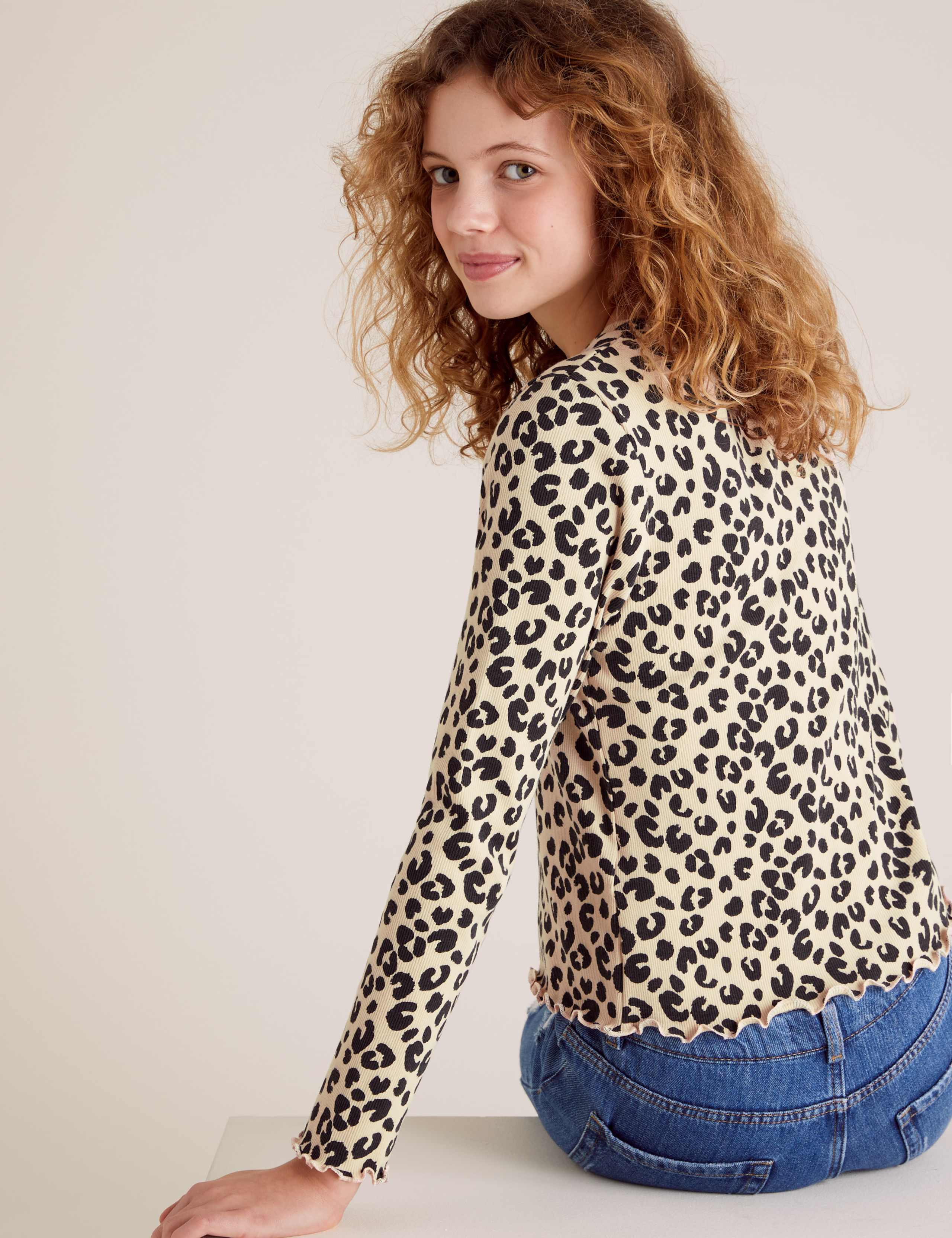 Cotton Leopard Top (6-16 Yrs) 4 of 4