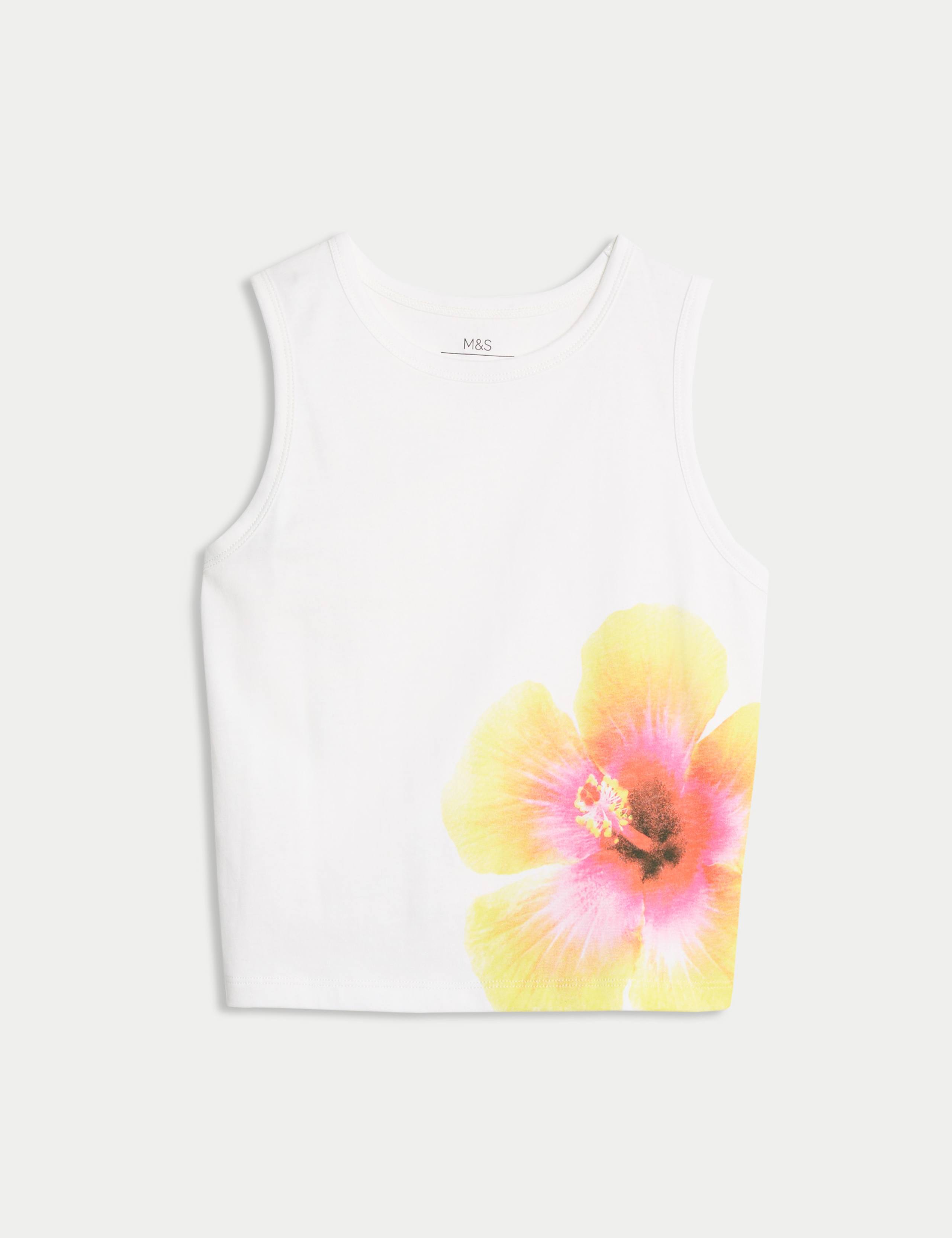 Cotton Rich Floral Vest (2-16 Yrs) 2 of 6