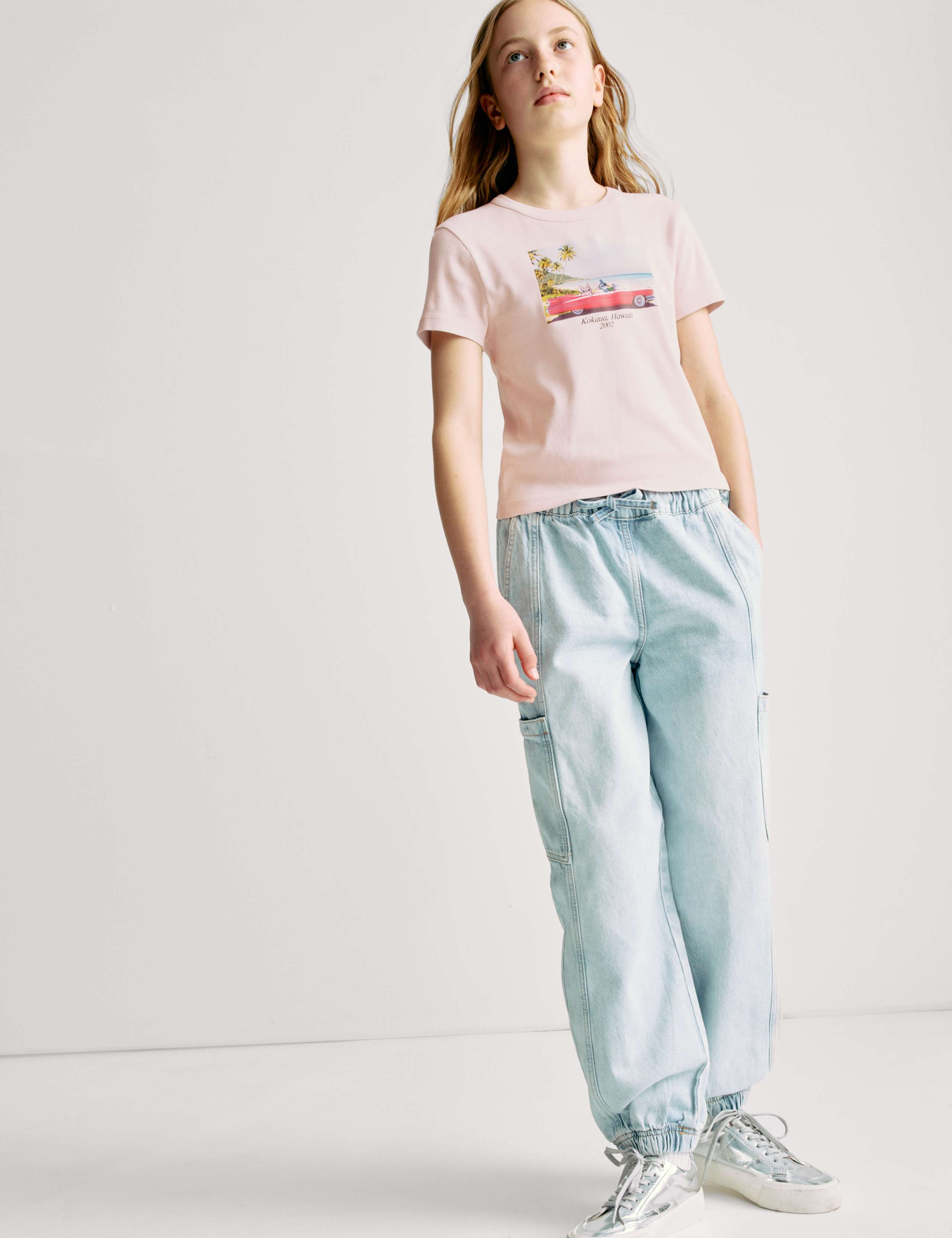 Pure Cotton Lilo & Stitch™ Cropped Top (2-16 Yrs) 3 of 7