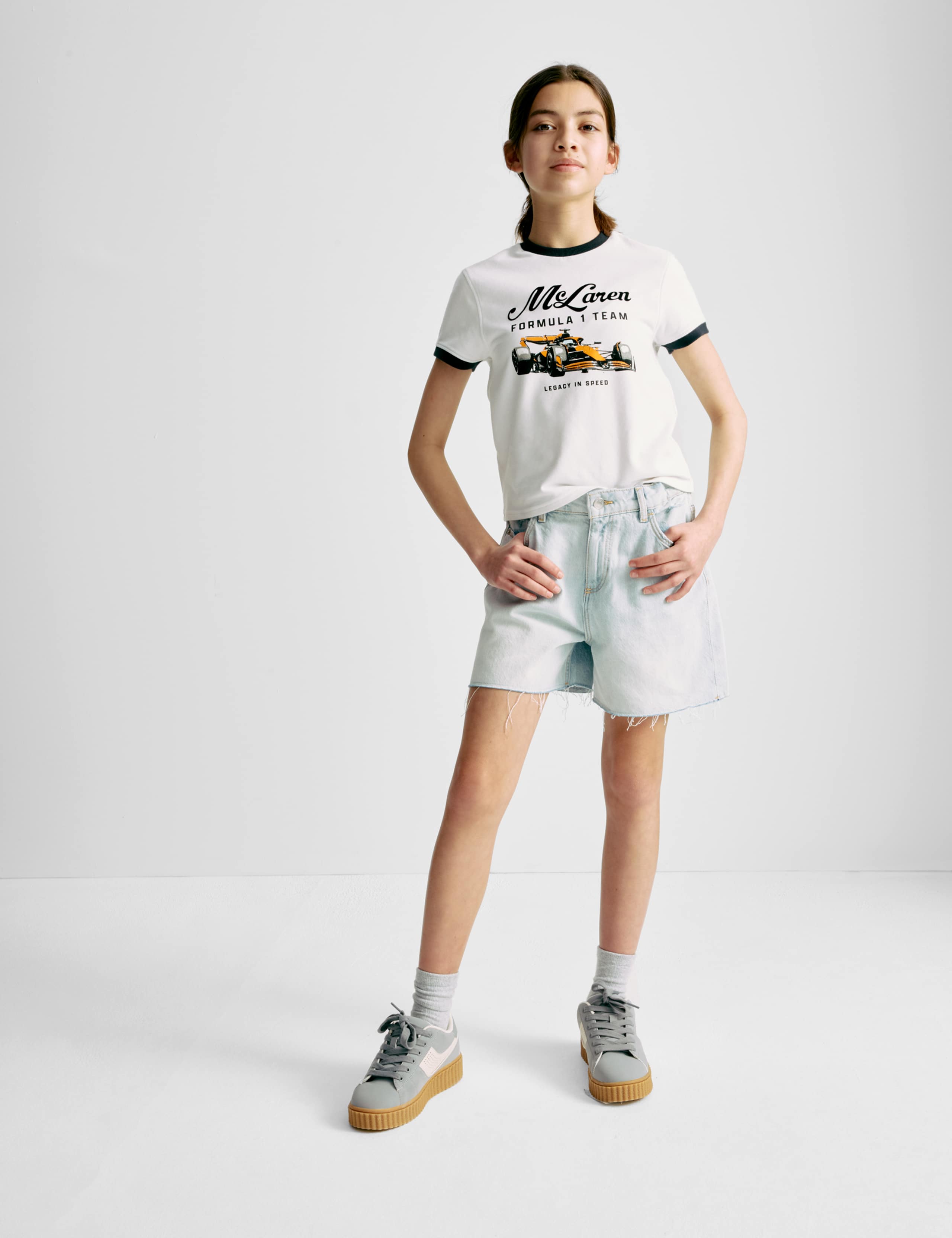 Cotton Rich McLaren F1 Team Cropped Top (2-16 Yrs) 3 of 7