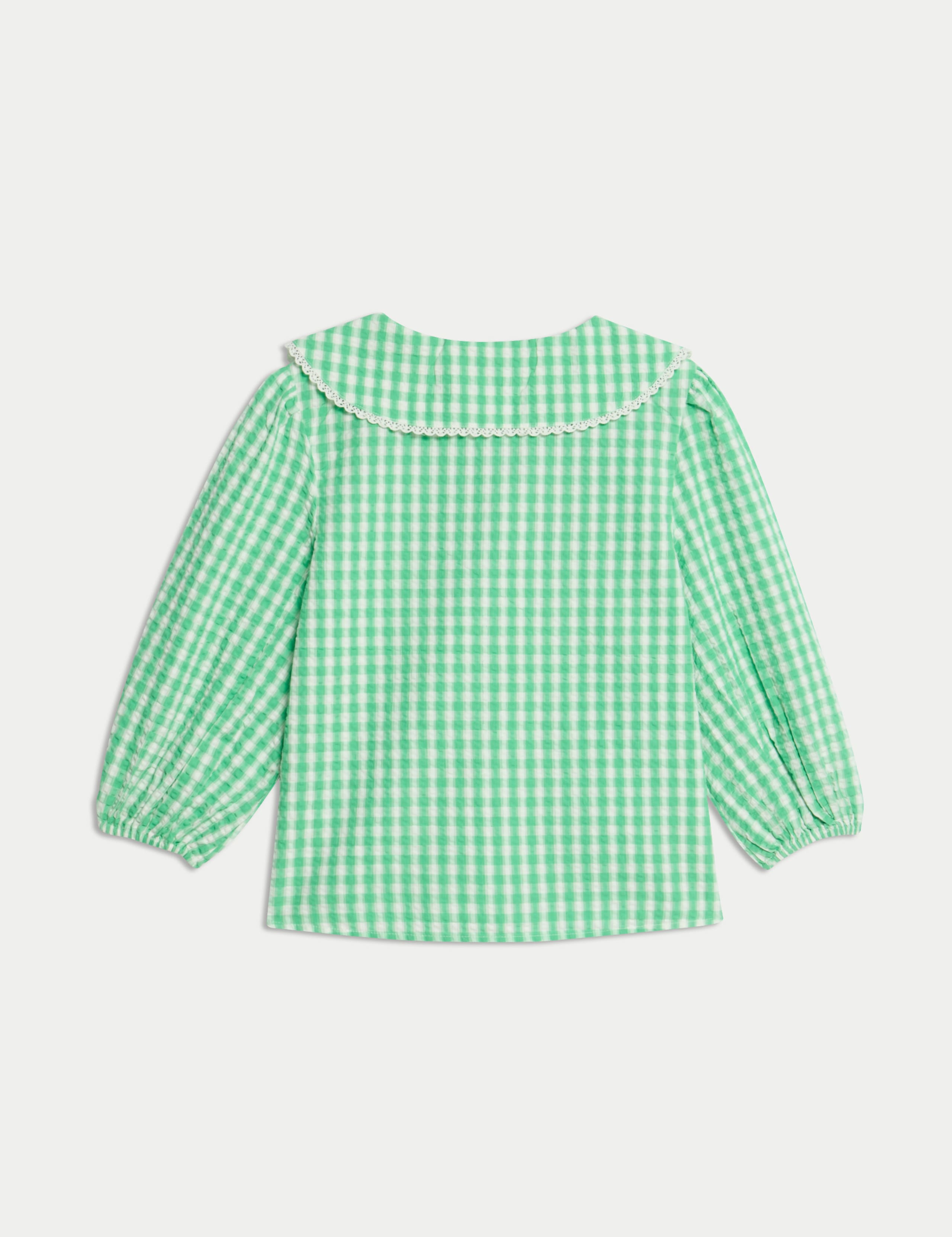 Pure Cotton Gingham Tie Top (6-16 Yrs) 6 of 6
