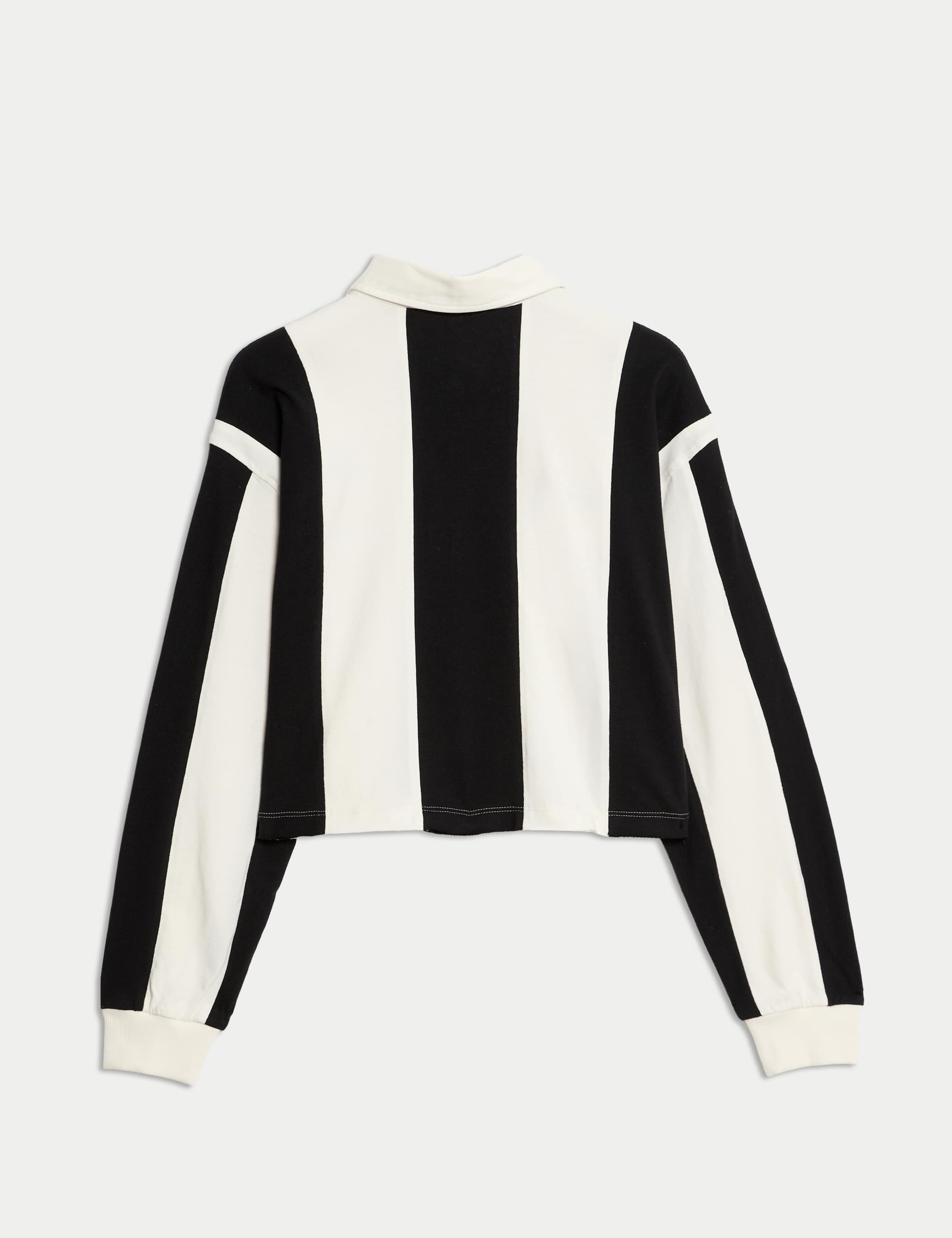 Pure Cotton Striped Rugby Top (6-16 Yrs) 2 of 2