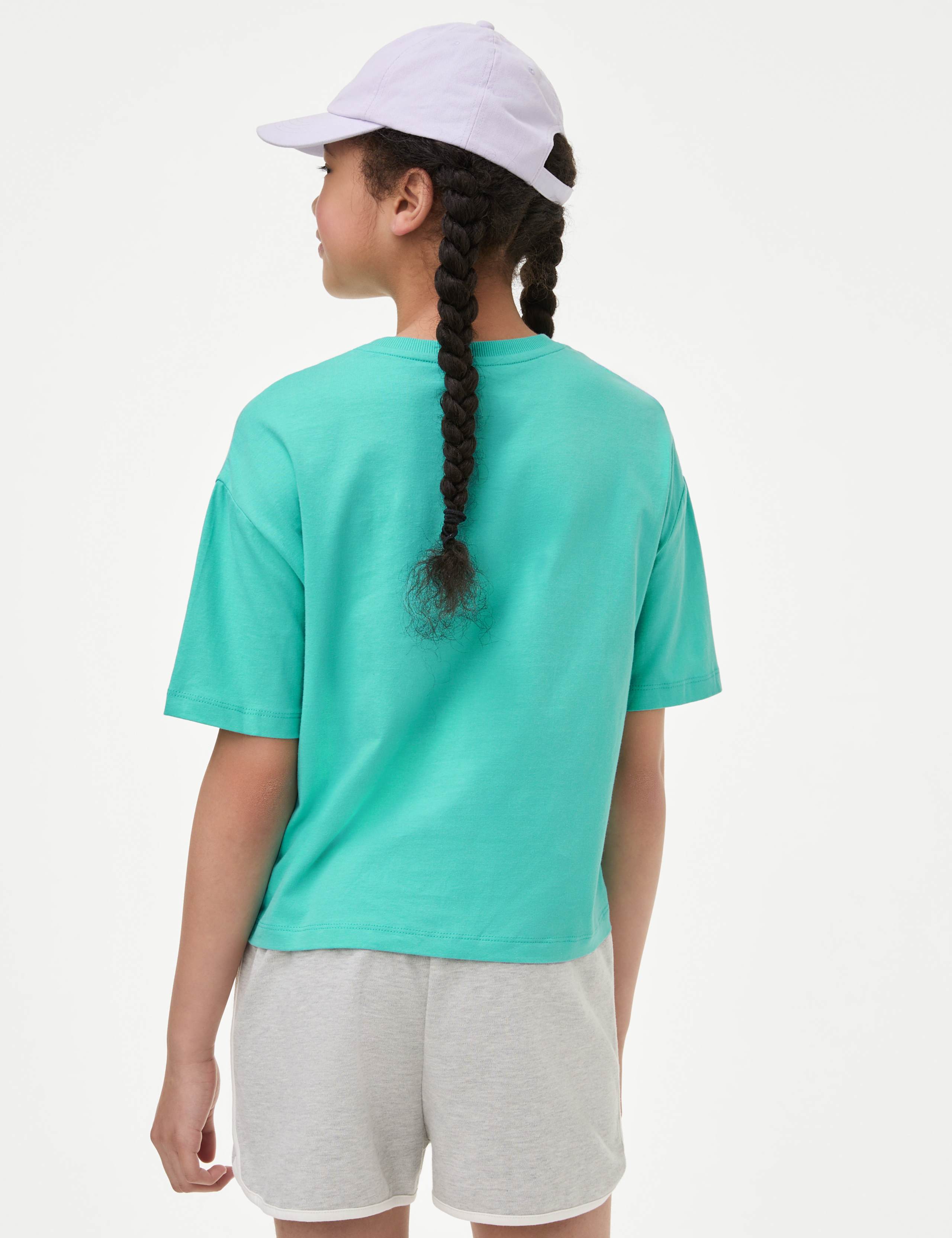 Pure Cotton Floral T-Shirt (6-16 Yrs) 4 of 5