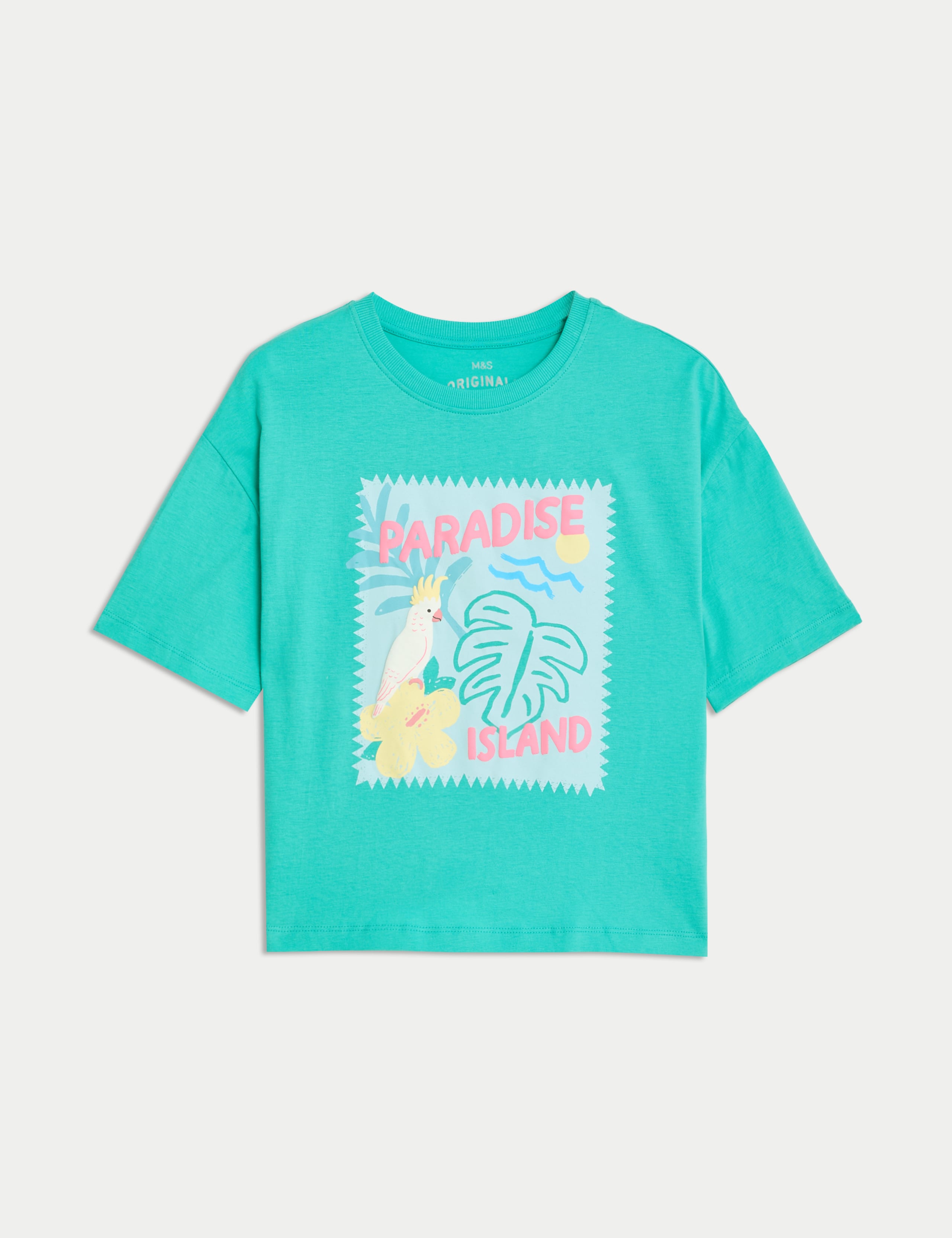 Pure Cotton Floral T-Shirt (6-16 Yrs) 2 of 5