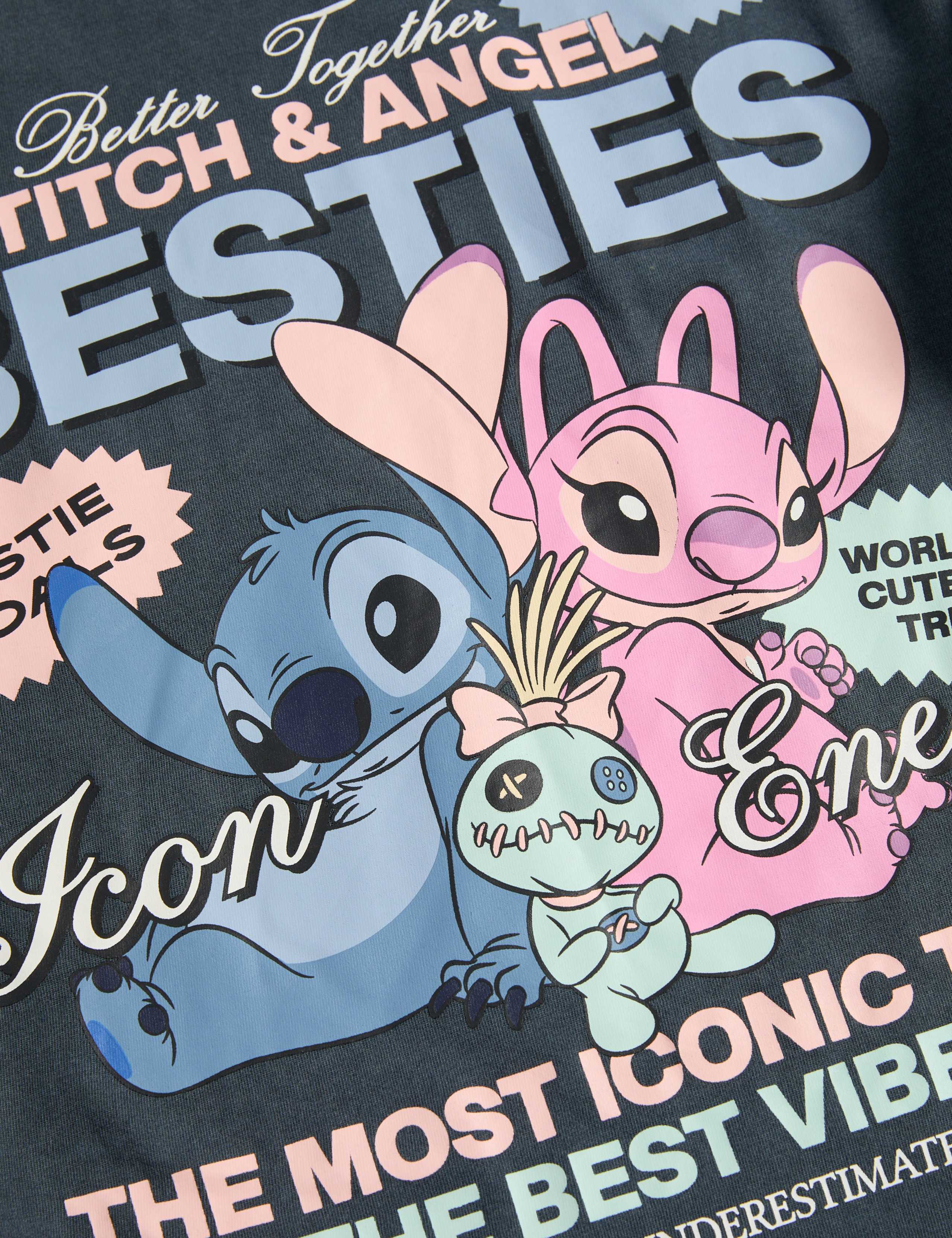 Pure Cotton Lilo & Stitch™ Top (6-16 Yrs) 2 of 3