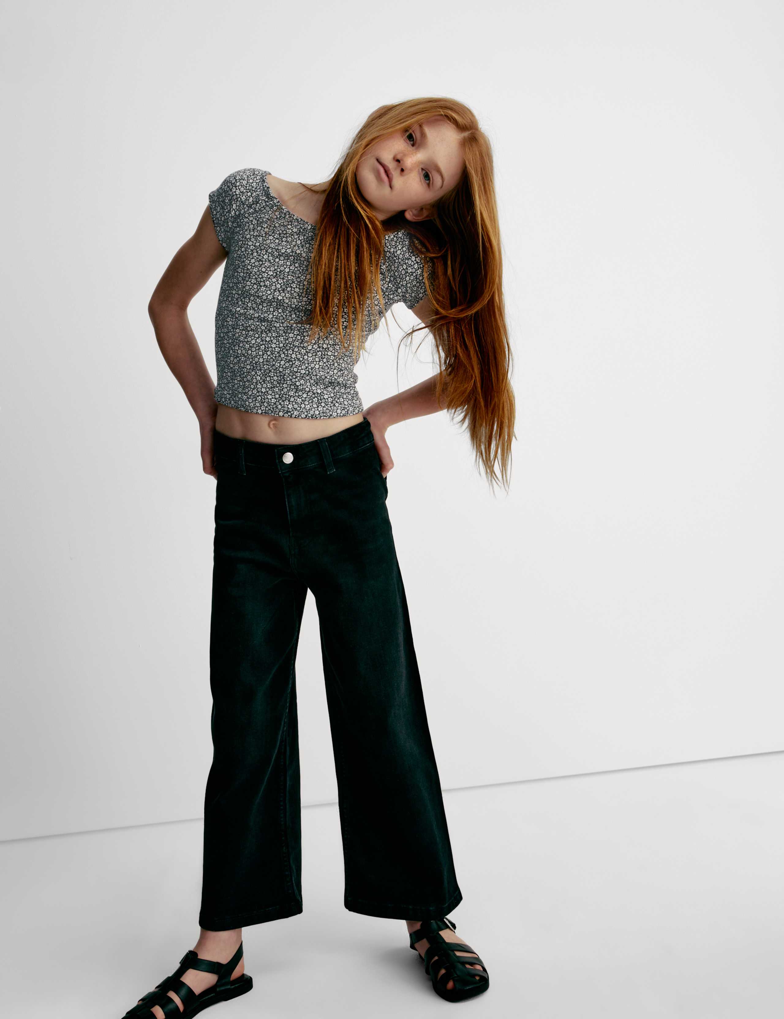 Cotton Rich Embroidered Cropped Top (6-16 Yrs) 5 of 6