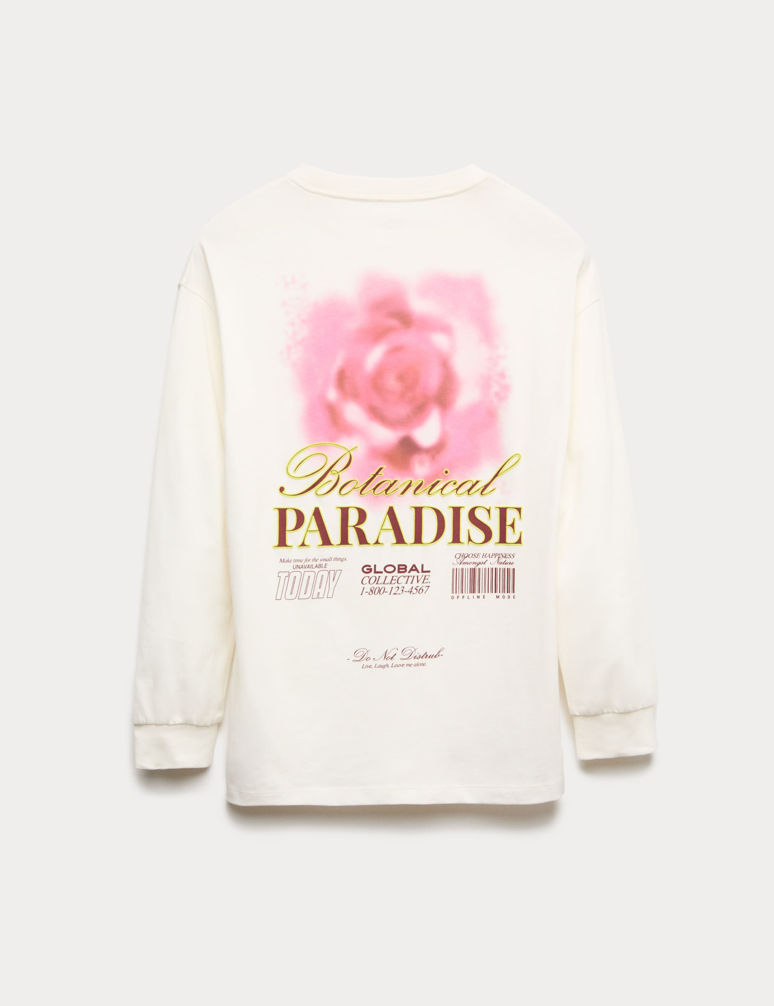 Pure Cotton Botanical Graphic Top (6-16 Yrs) 2 of 2