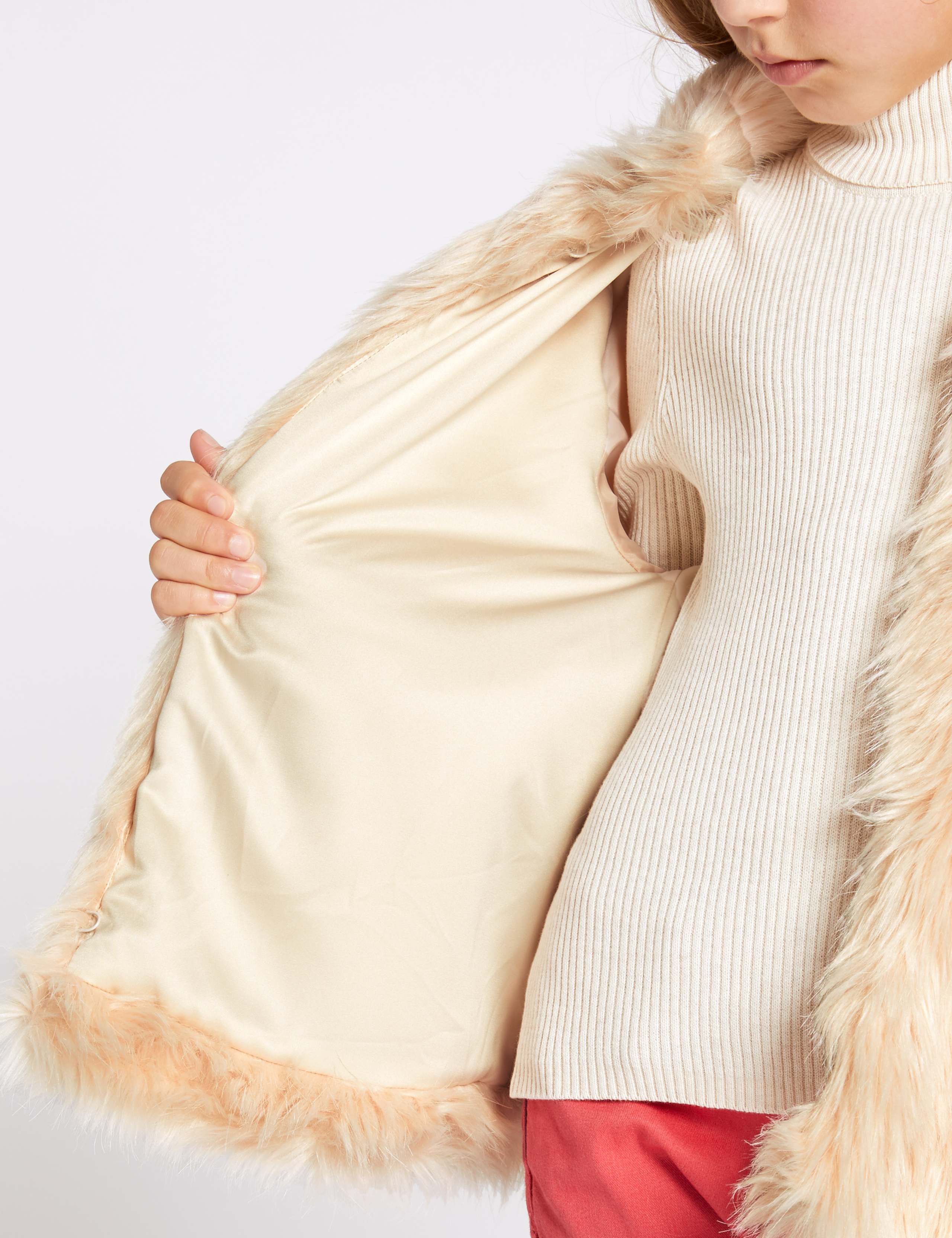 Faux Fur Coat (3-16 Years) 4 of 4