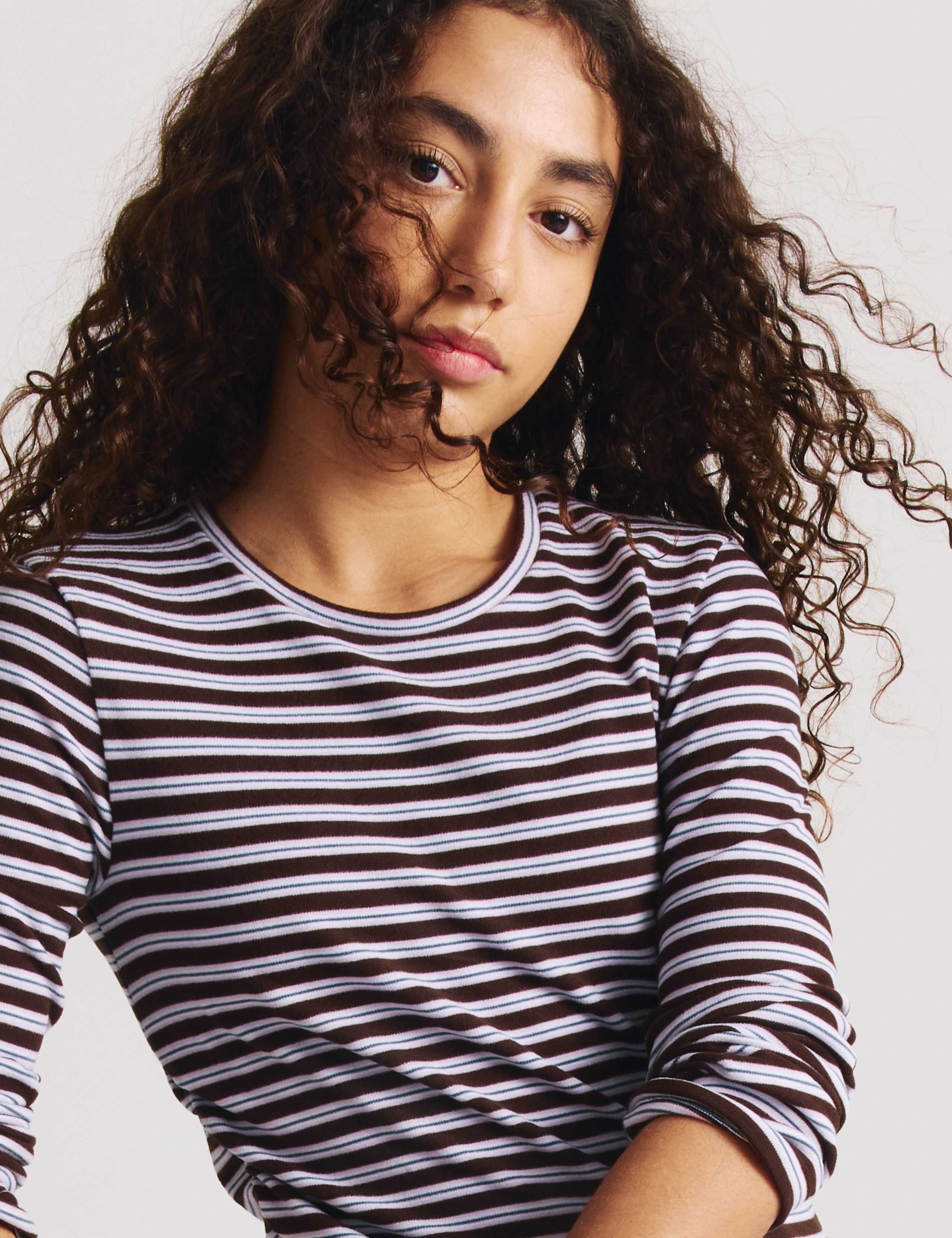 2pc Striped Top & Bottom Outfit (6-16 Yrs) 6 of 7