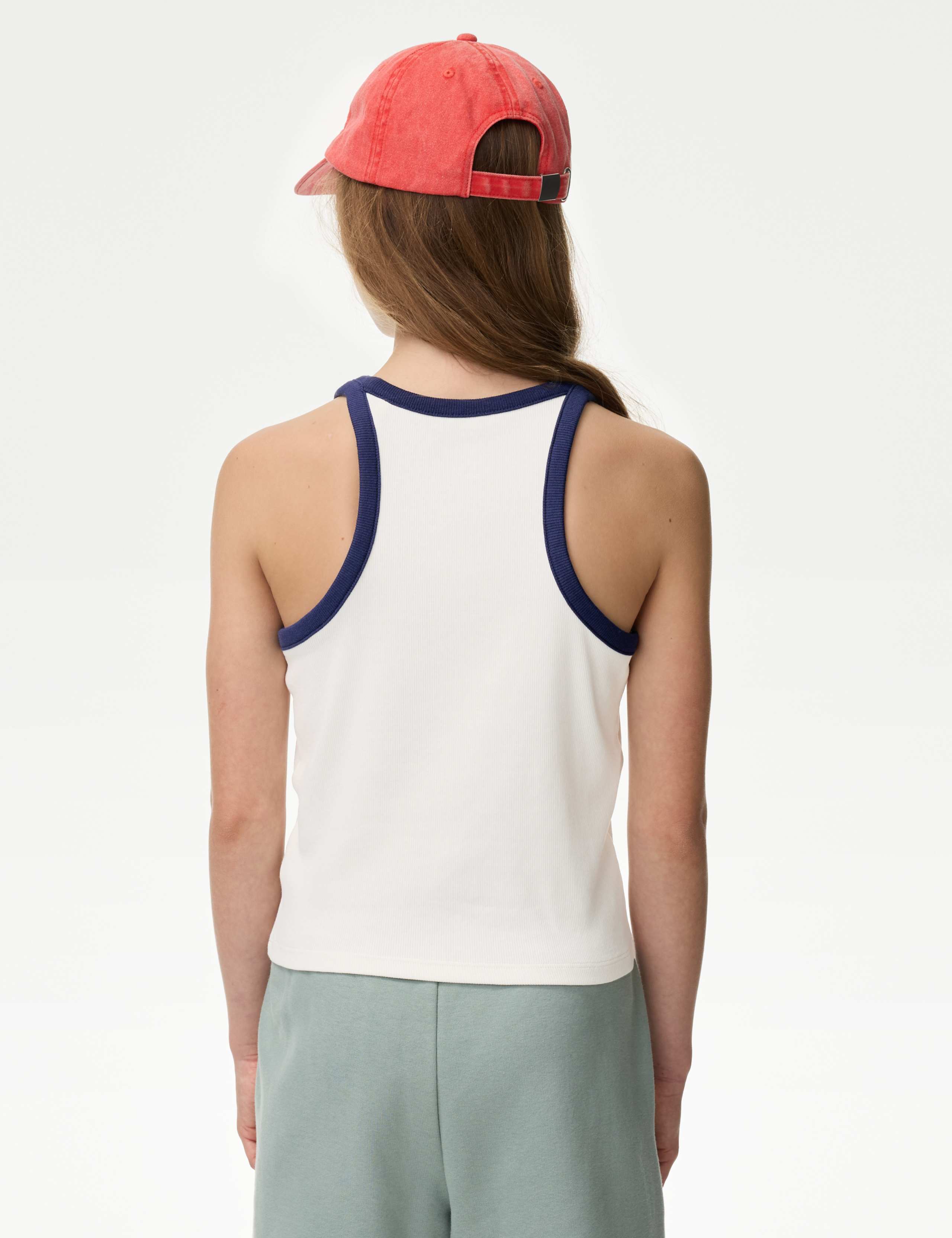 Cotton Rich Ribbed Vest (2-16 Yrs) 4 of 5
