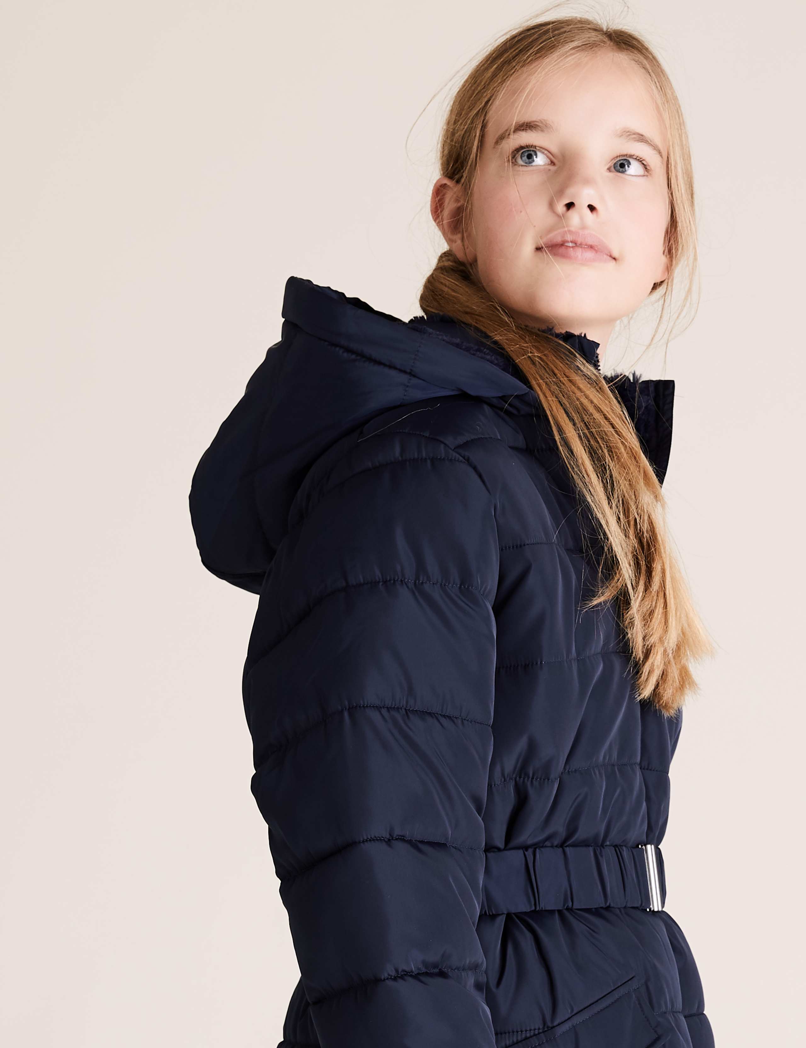 Stormwear™ Long Padded Hooded Coat (6-16 Yrs) 6 of 7