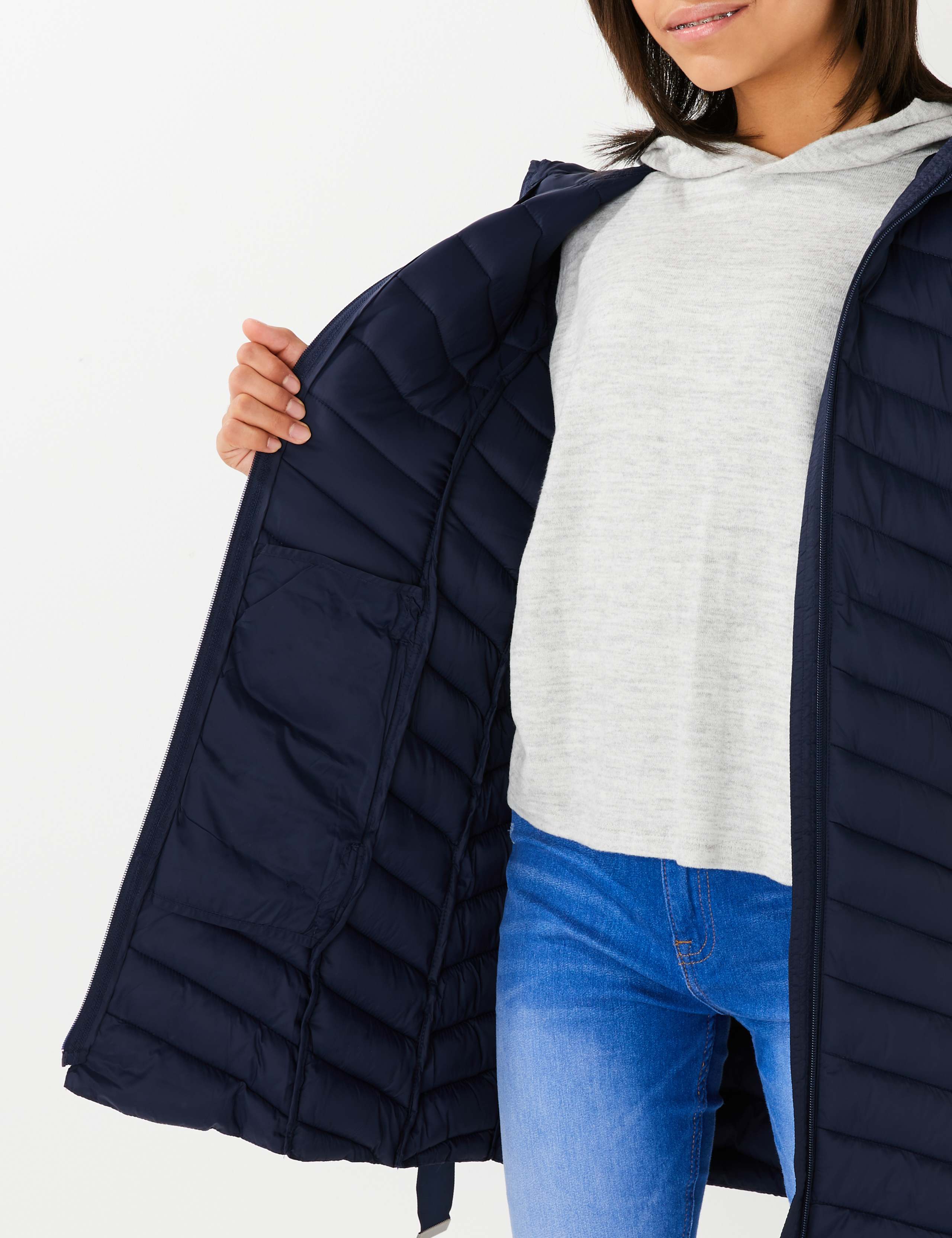 Stormwear™ Lightweight Longline Padded Coat (6-16 Yrs) 5 of 5