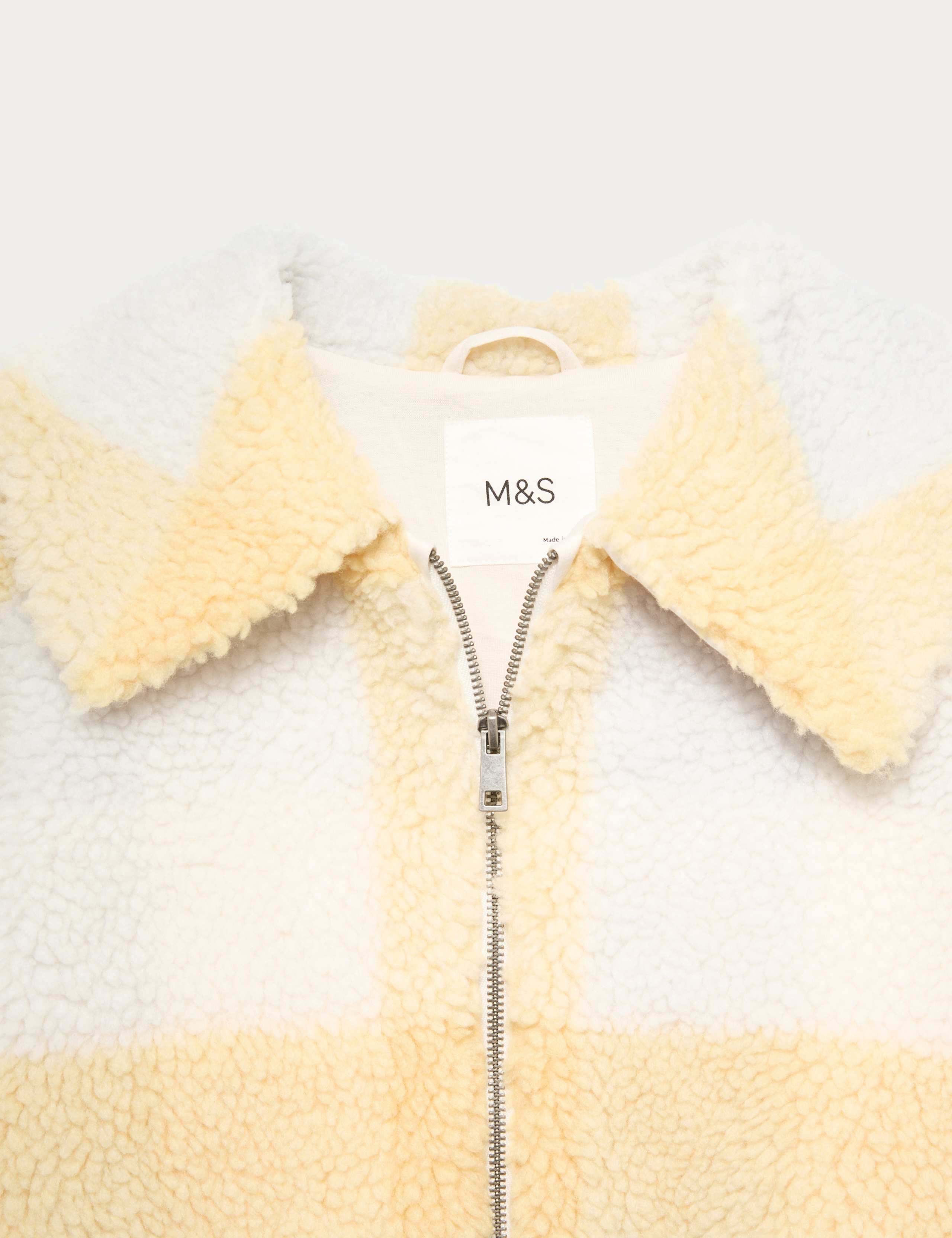 Checked Borg Jacket (2-16 Yrs) 2 of 3